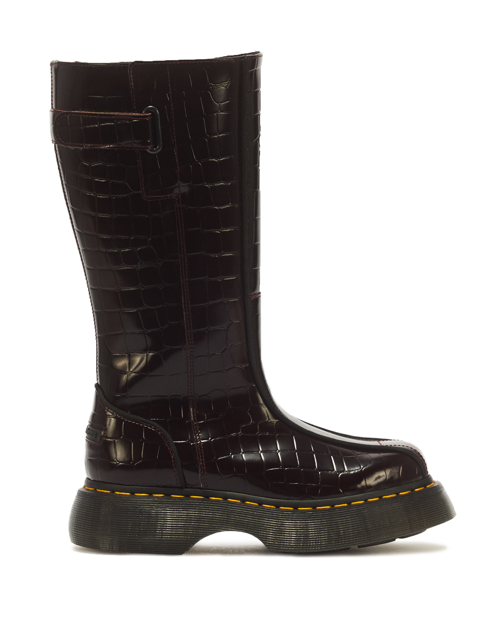 Buzz Hi Croc Emboss Leather Boots product image