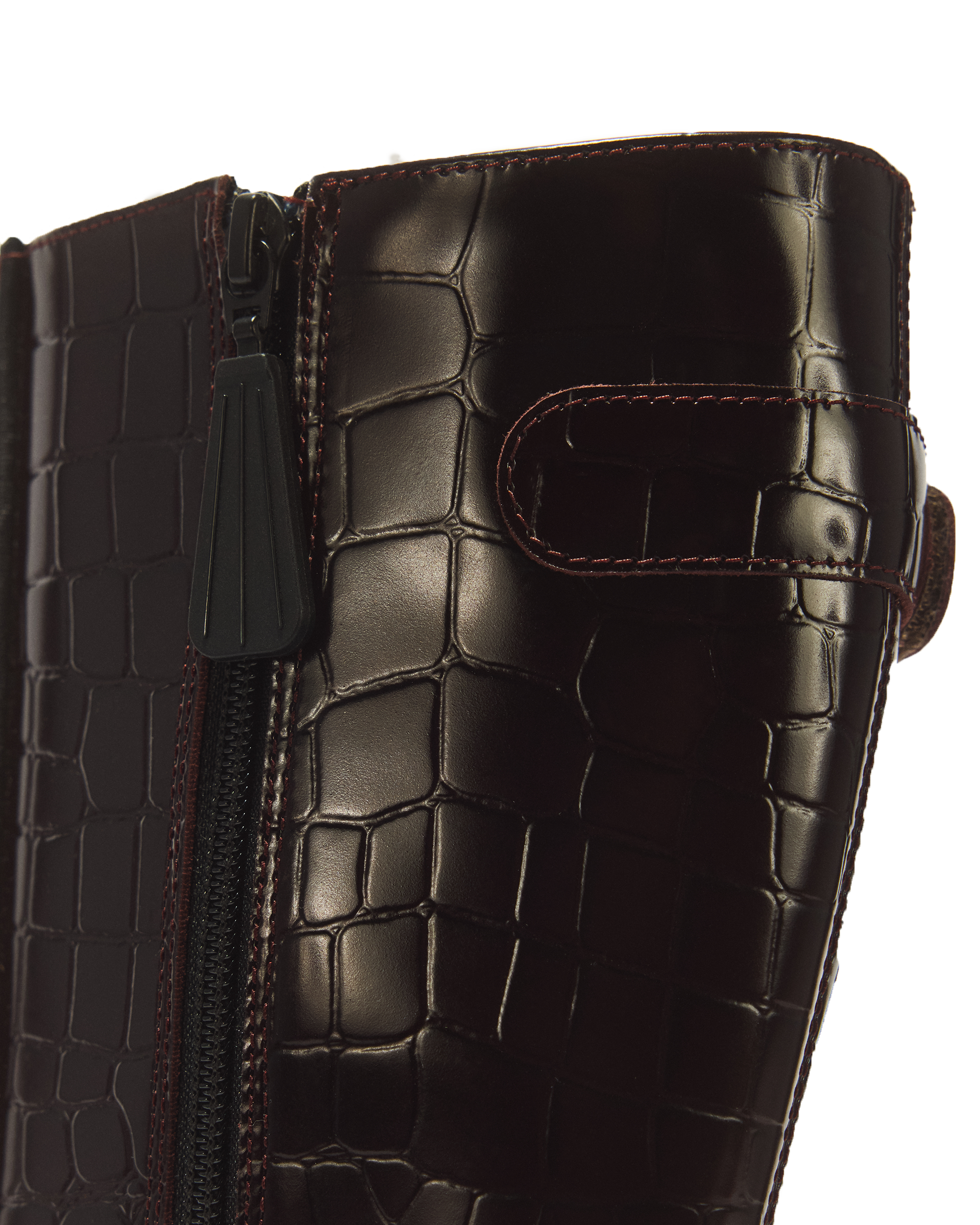 Buzz Hi Croc Emboss Leder Stiefel