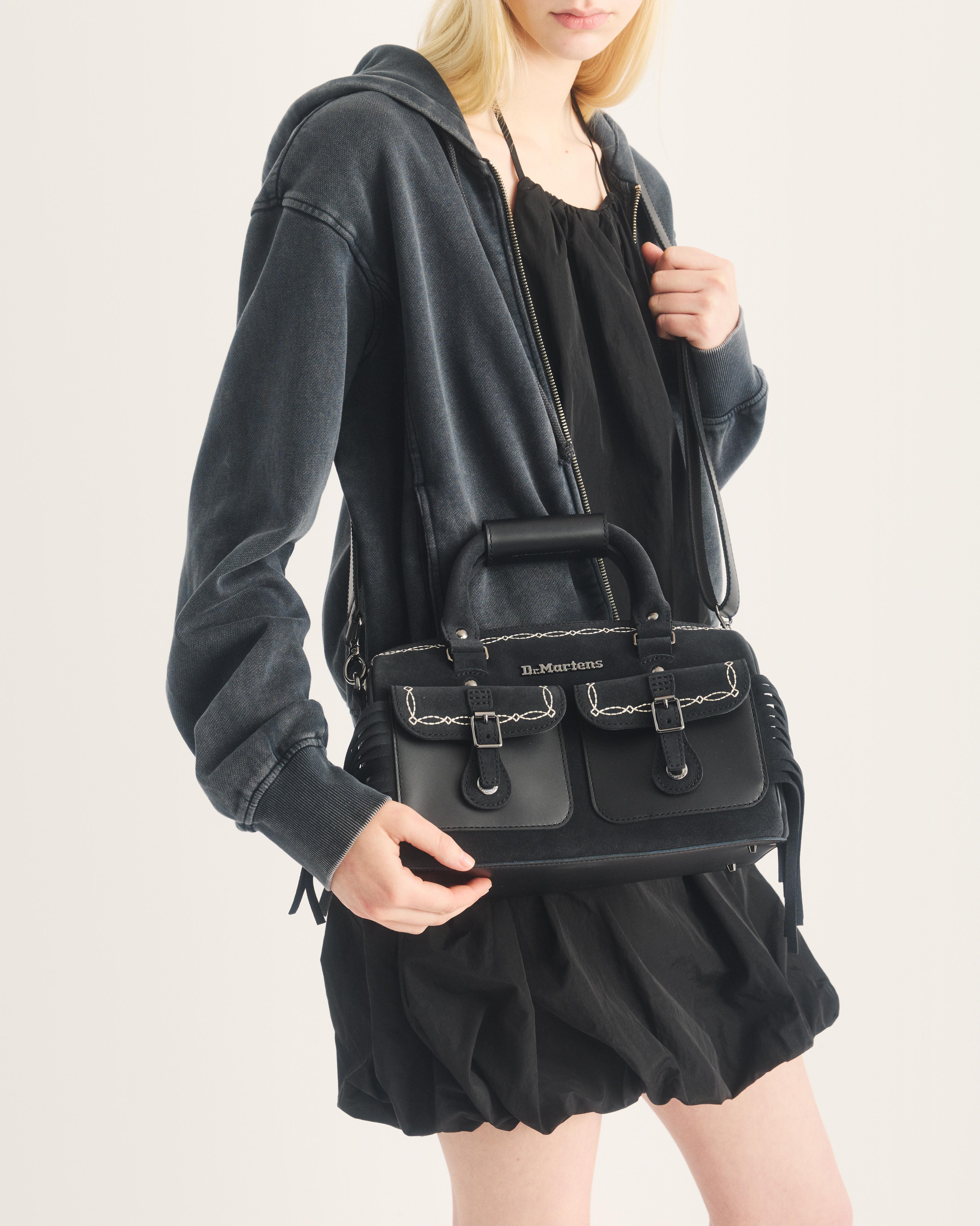 Top Handle Desert Rodeo Leather & Suede Bag