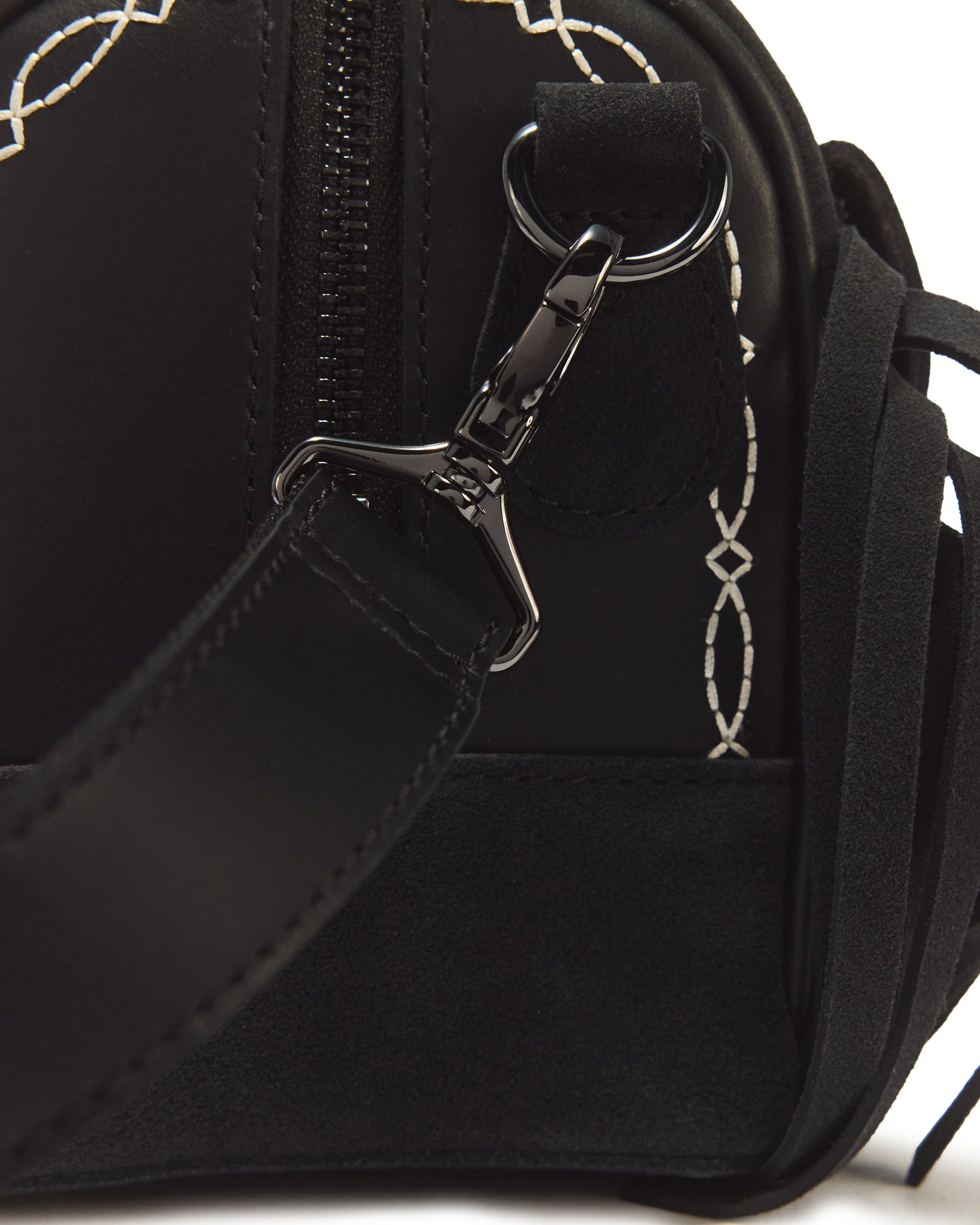 Top Handle Desert Rodeo Leather & Suede Bag