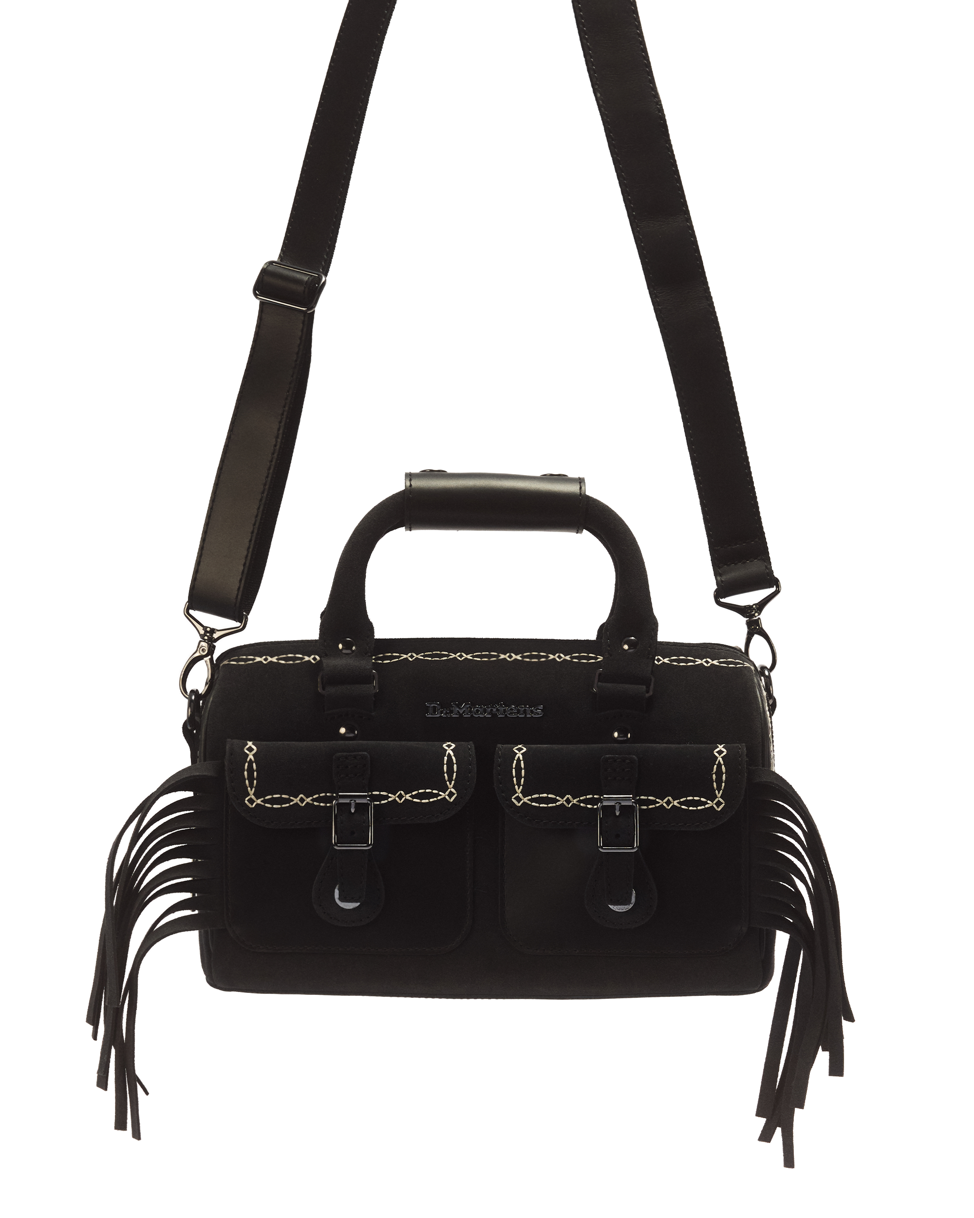 Top Handle Desert Rodeo Leather & Suede Bag