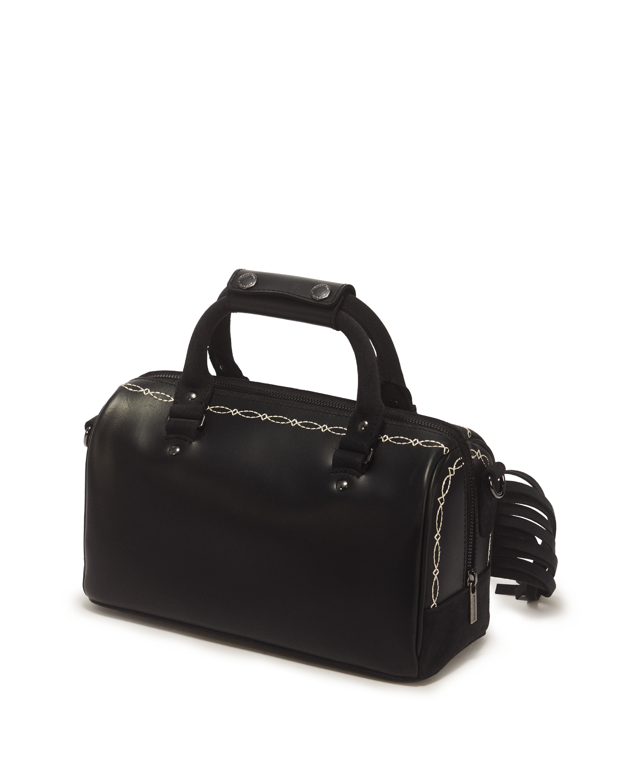 Top Handle Desert Rodeo Leather & Suede Bag