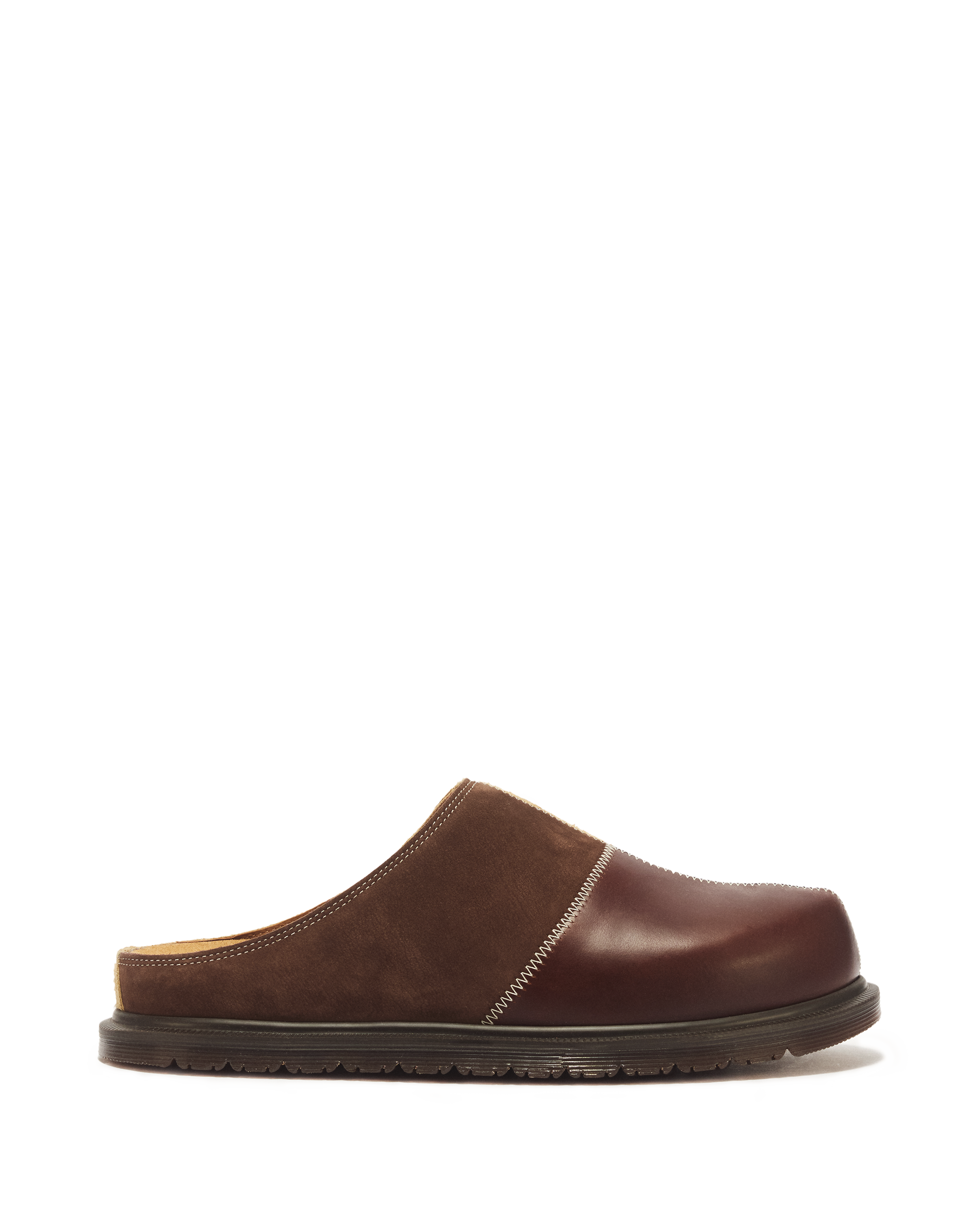 San Patchwork Leather & Nubuck Mules product image