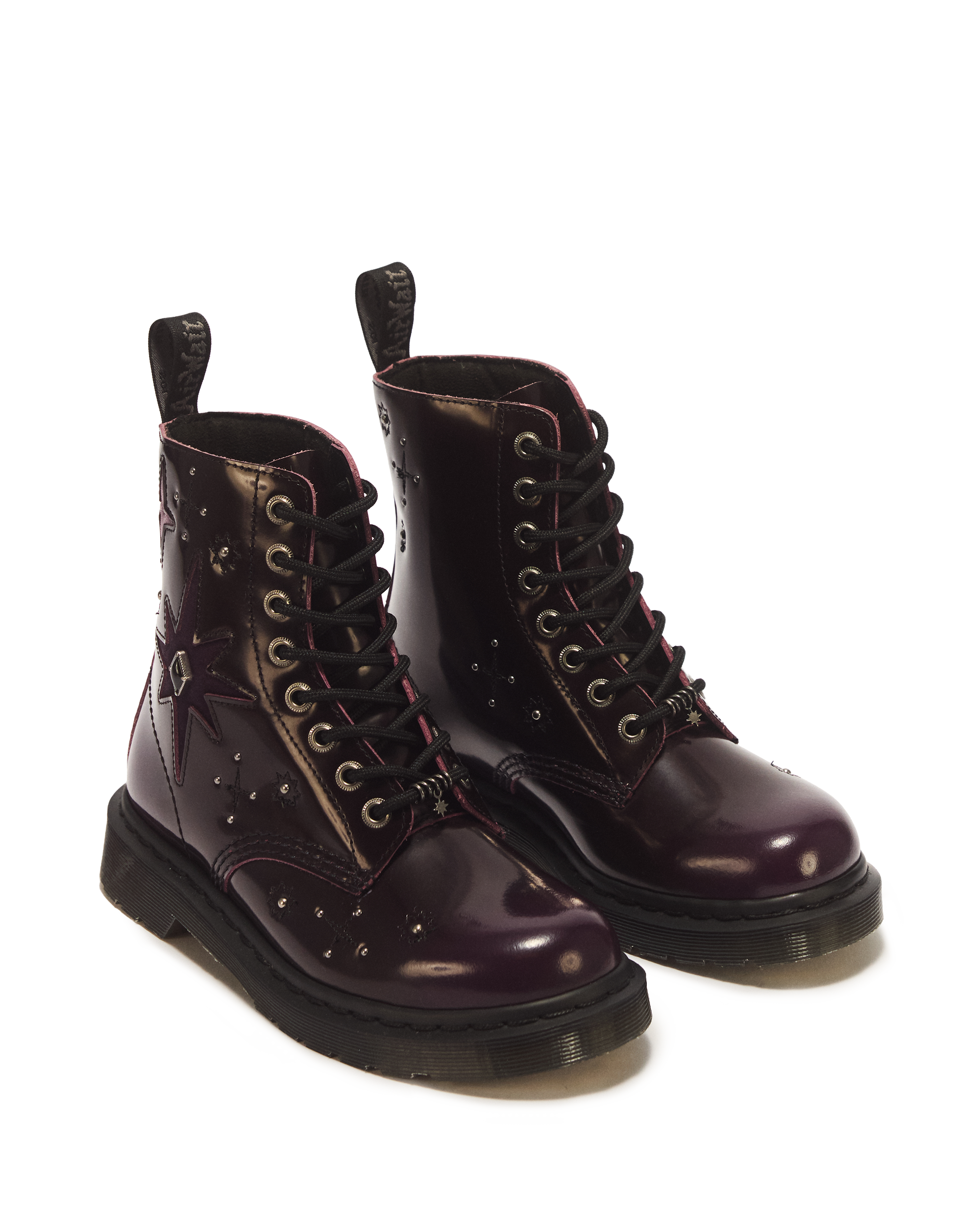 Boots 1460 Pascal Whimsigoth en cuir Arcadia et velours