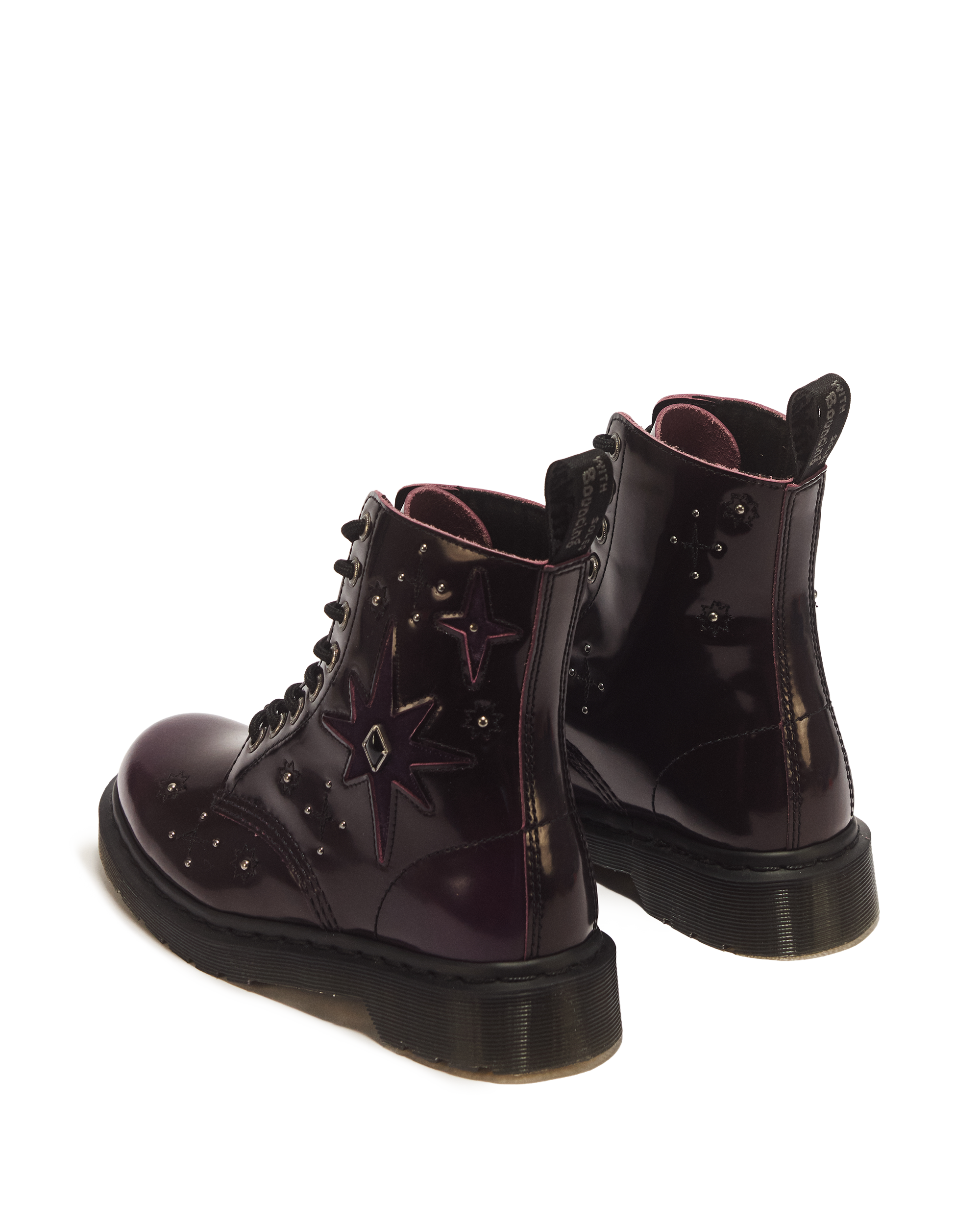 Boots 1460 Pascal Whimsigoth en cuir Arcadia et velours