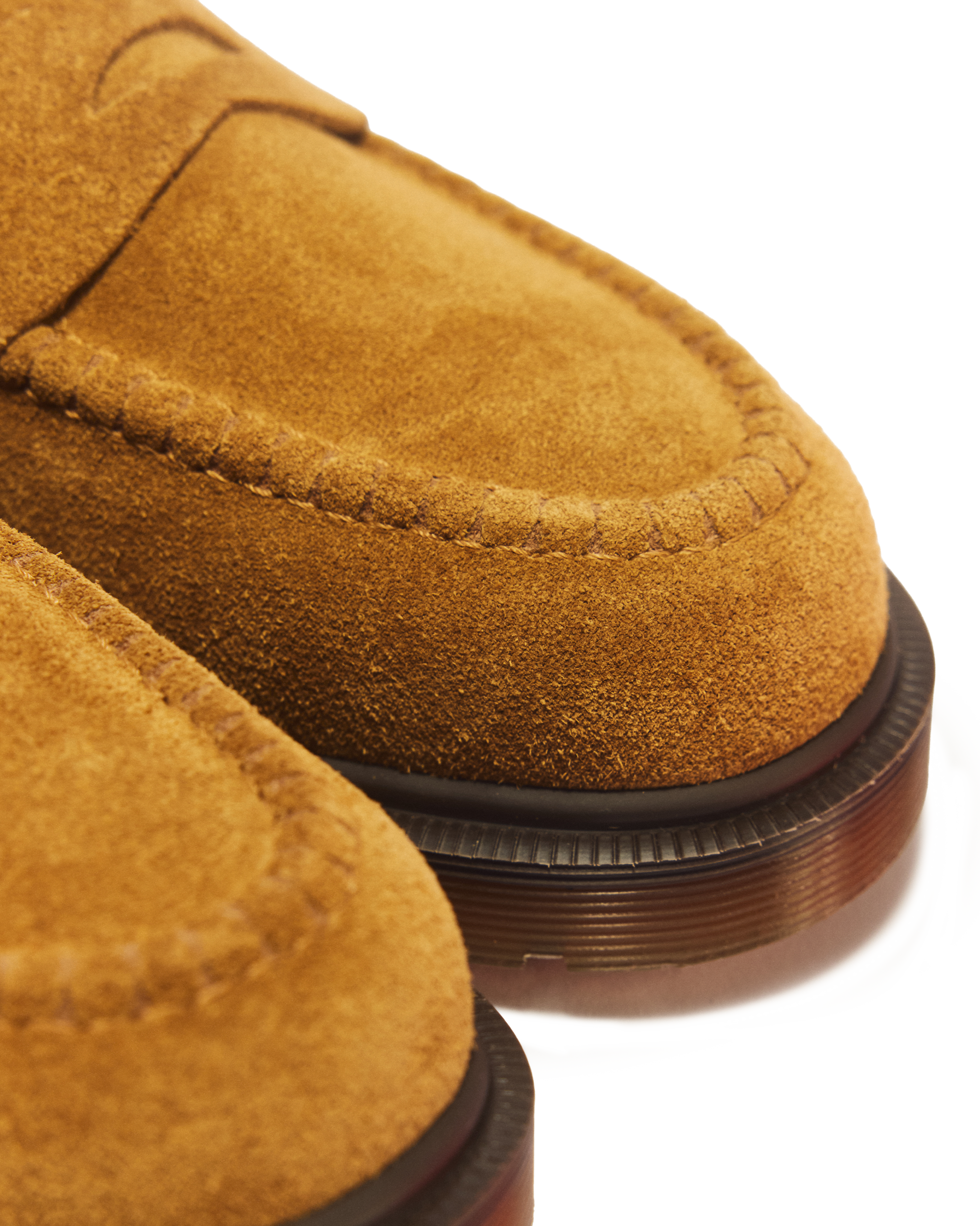Delapre Penny Repello Calf Suede Loafers