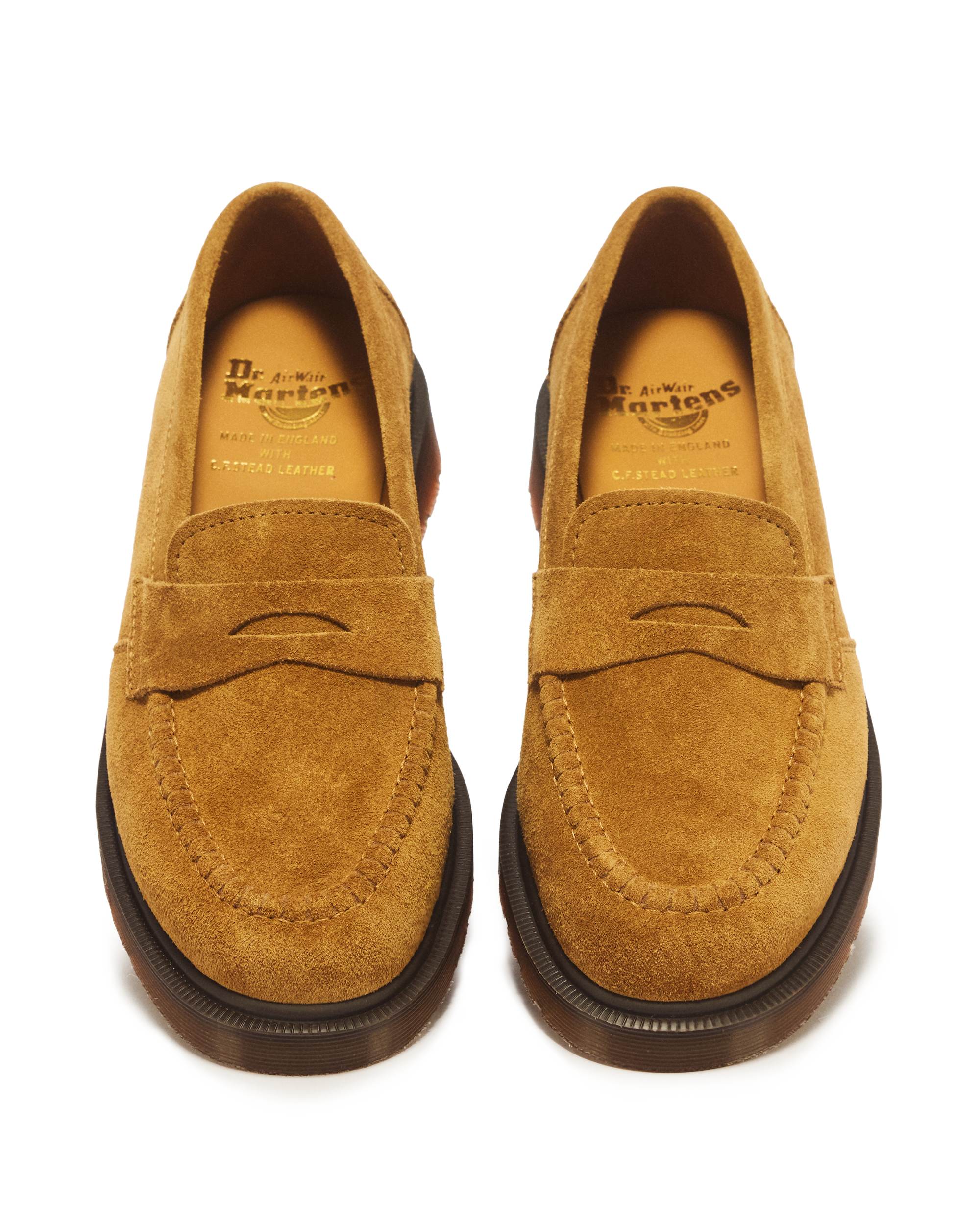 Delapre Penny Repello Calf Suede Loafers