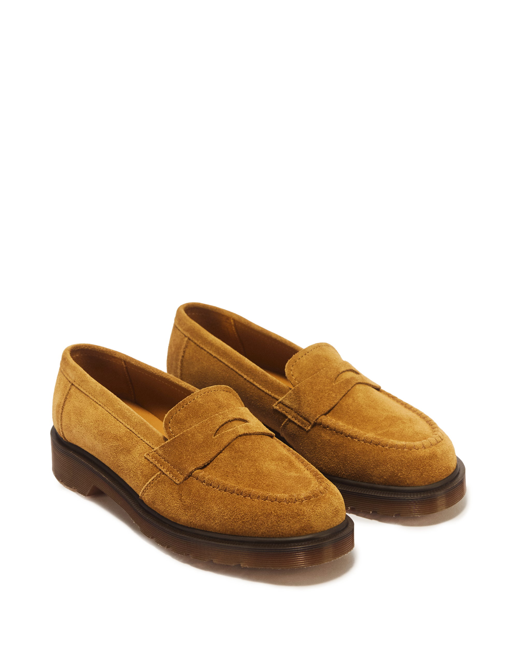 Delapre Penny Repello Calf Suede Loafers