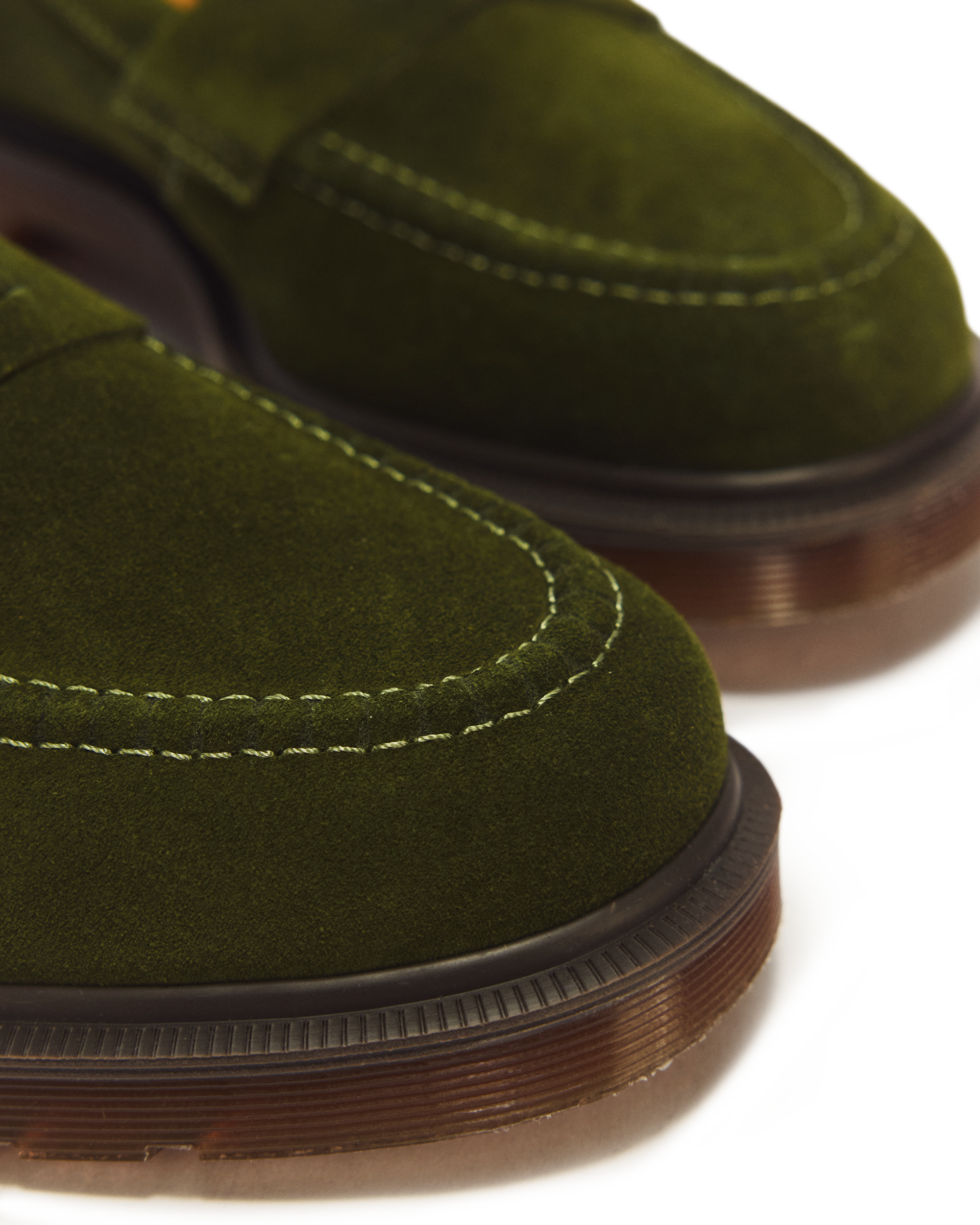 Delapre Penny Repello Calf Suede Loafers