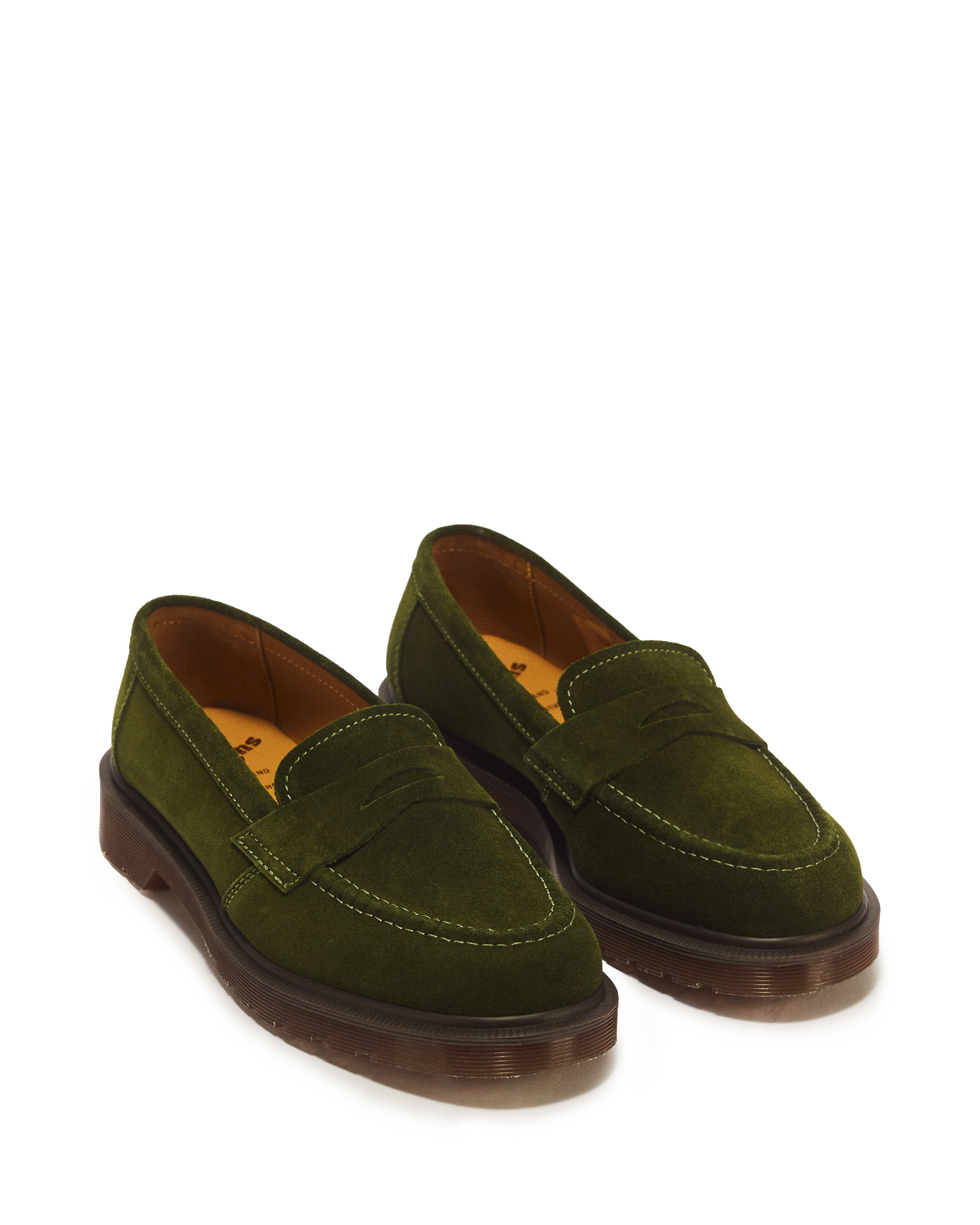 Delapre Penny Repello Calf Suede Loafers