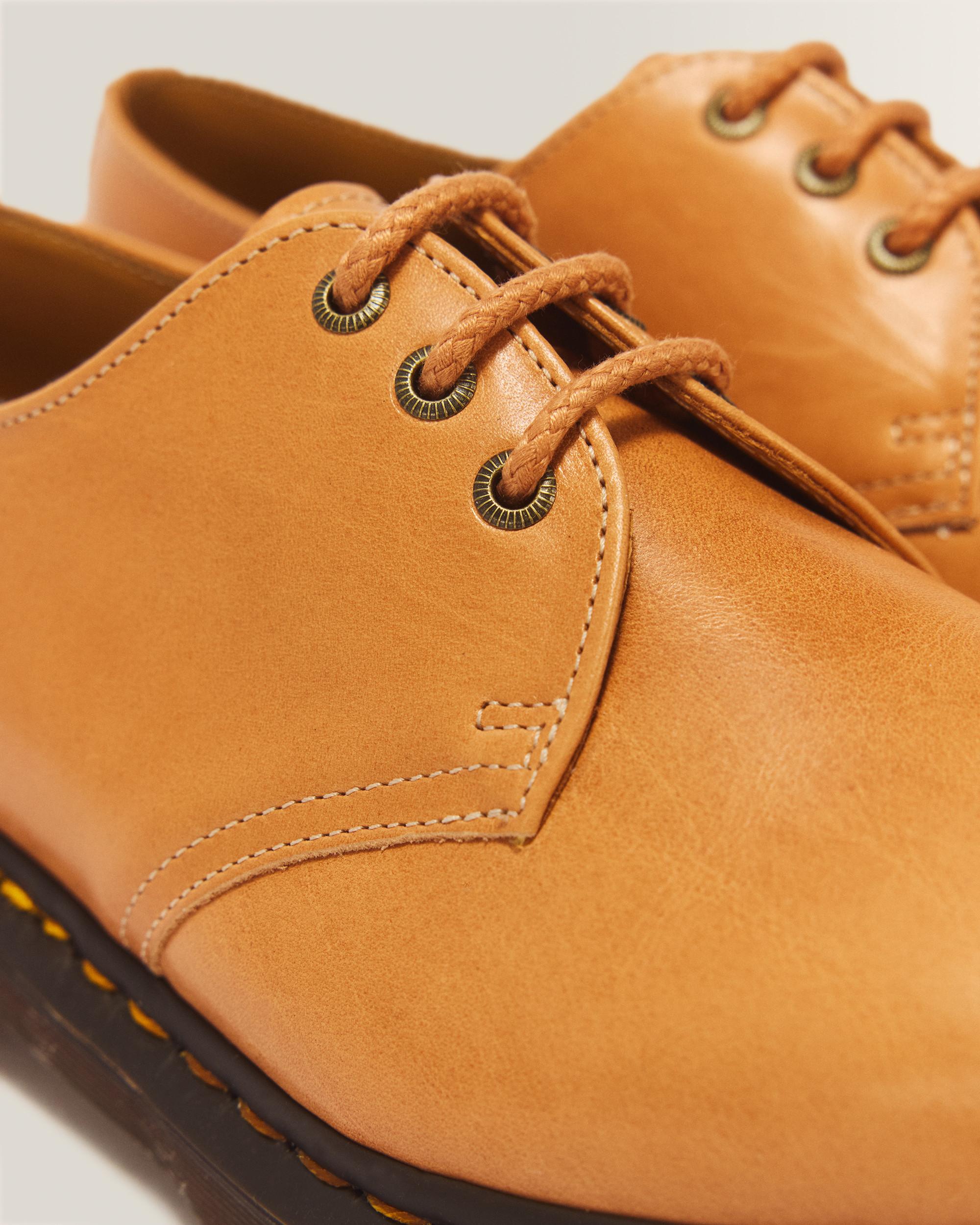 Туфли Dr. Martens 1461 3 Eye Shoe Veg Tan Luxe, цвет: Рыжевато-коричневый — фото 3