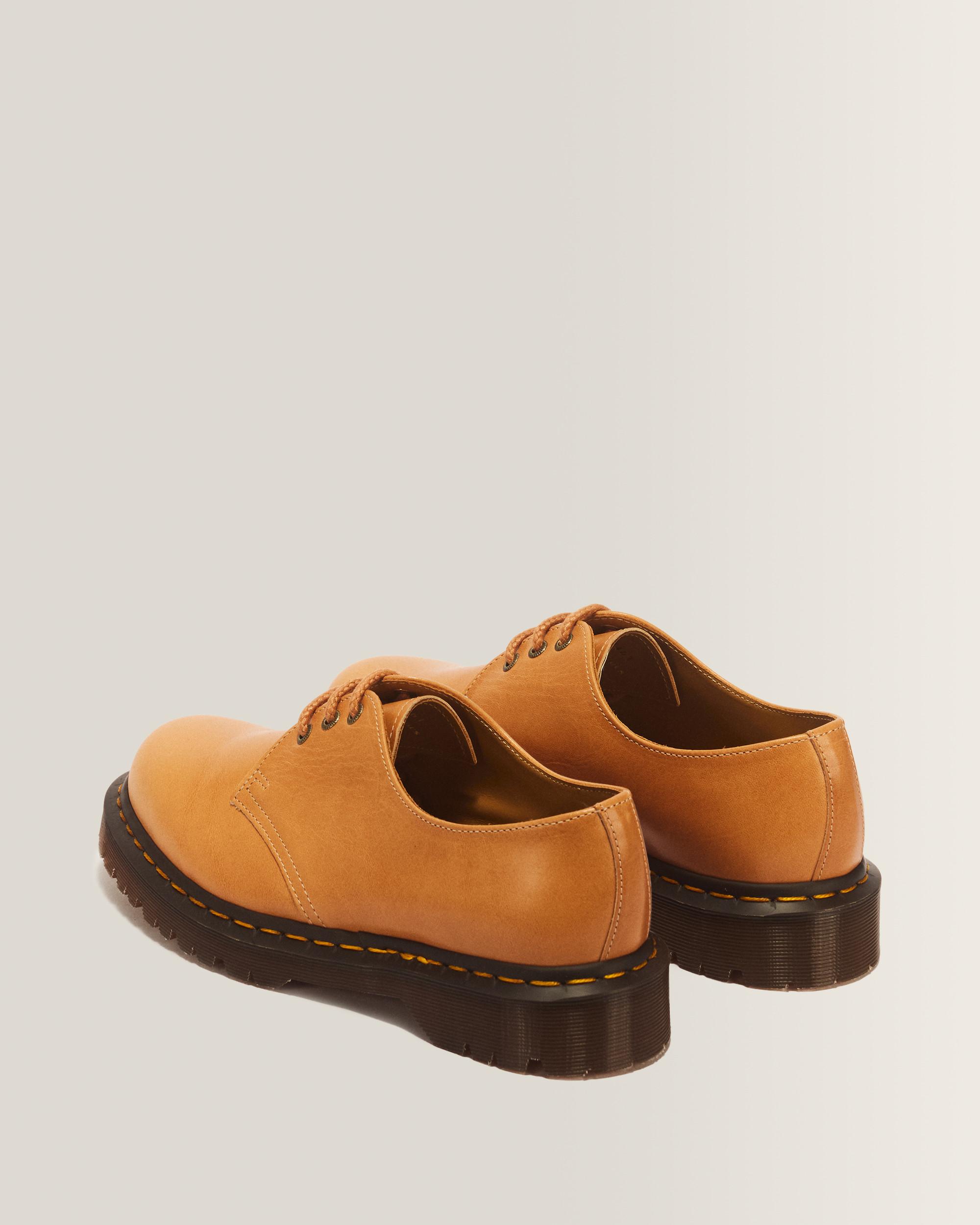 Туфли Dr. Martens 1461 3 Eye Shoe Veg Tan Luxe, цвет: Рыжевато-коричневый — фото 6