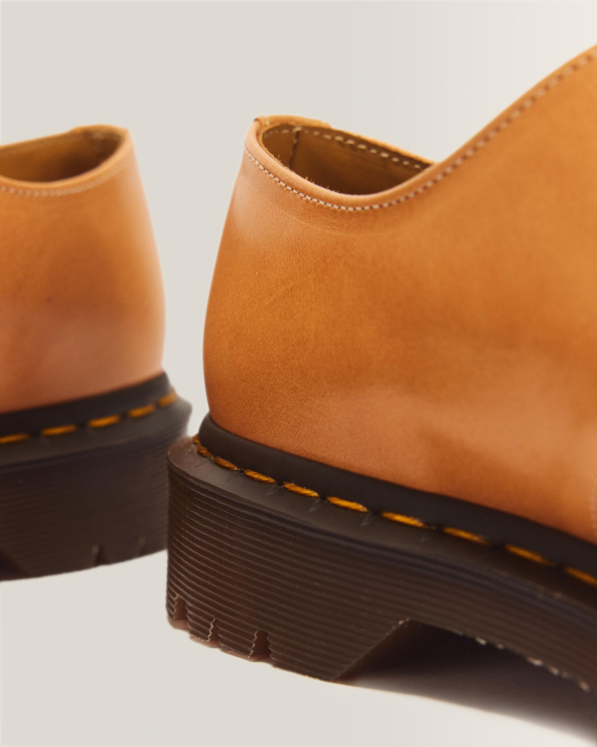 Туфли Dr. Martens 1461 3 Eye Shoe Veg Tan Luxe, цвет: Рыжевато-коричневый — фото 8