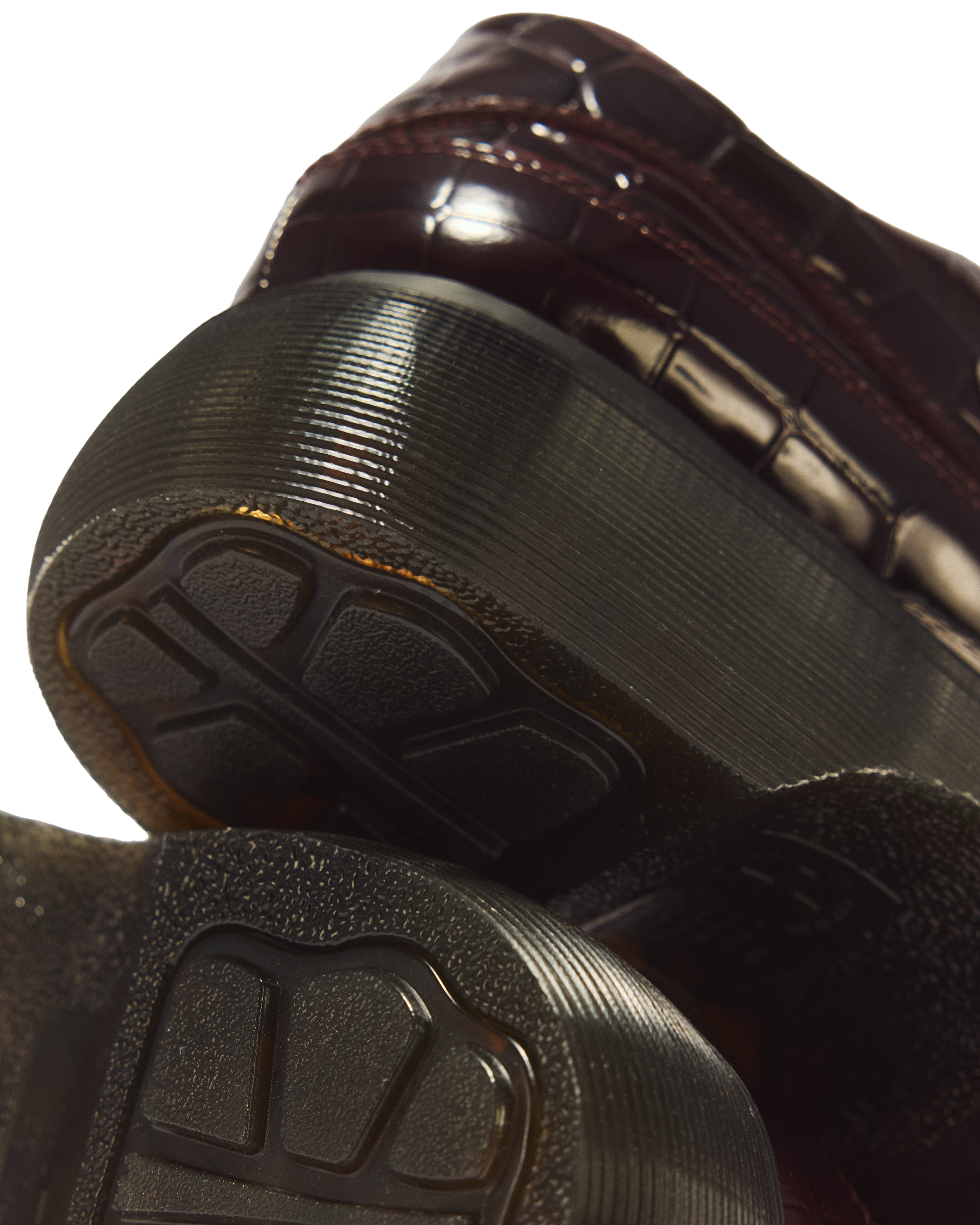 Buzz 5 Eye Croc Emboss Leather Shoes