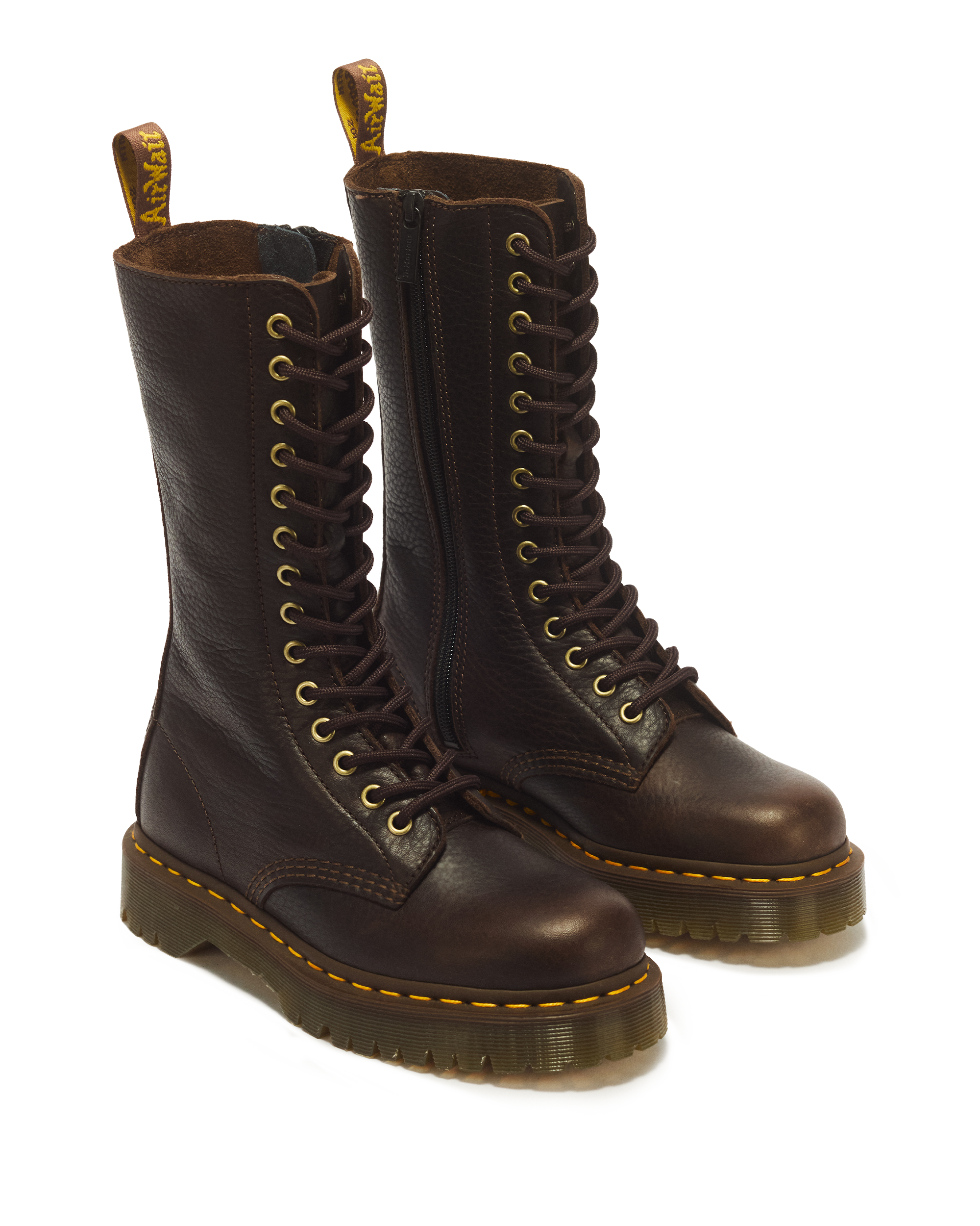 Stivali 1B99 Bex in pelle Ambassador a 14 occhielli
