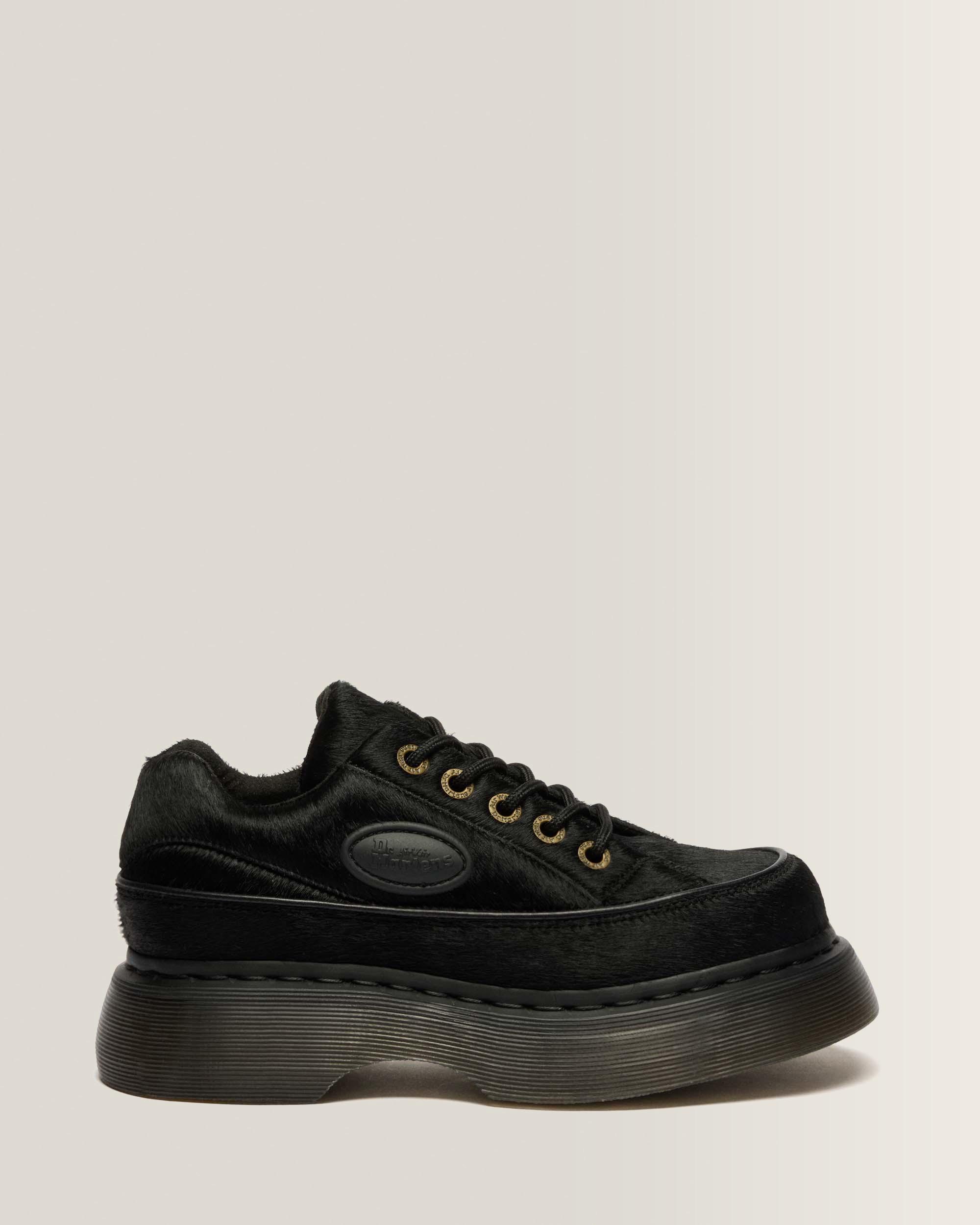 Buzz 5-Eye Hair On Leather Shoes