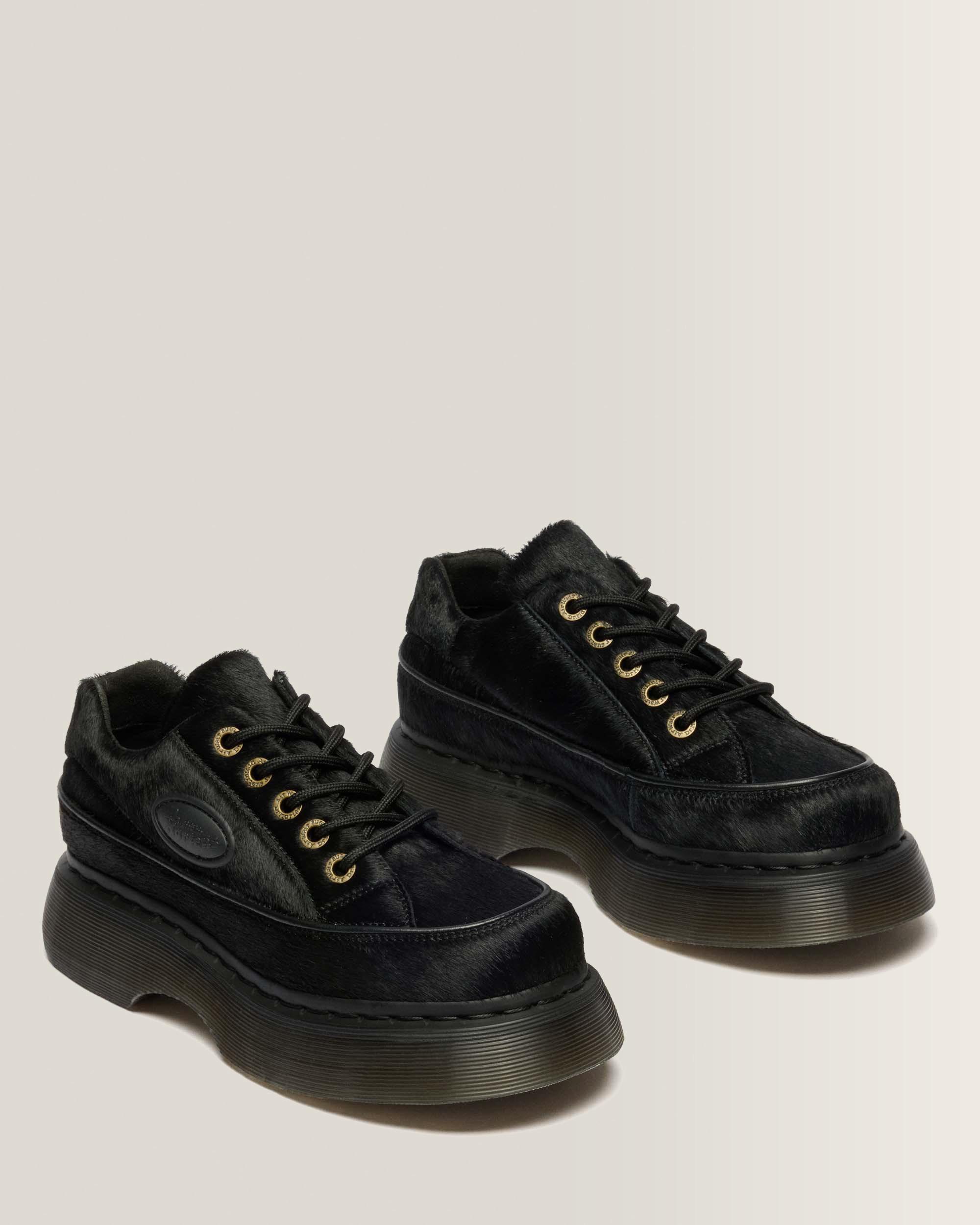 Buzz 5-Eye Hair On Leather Shoes