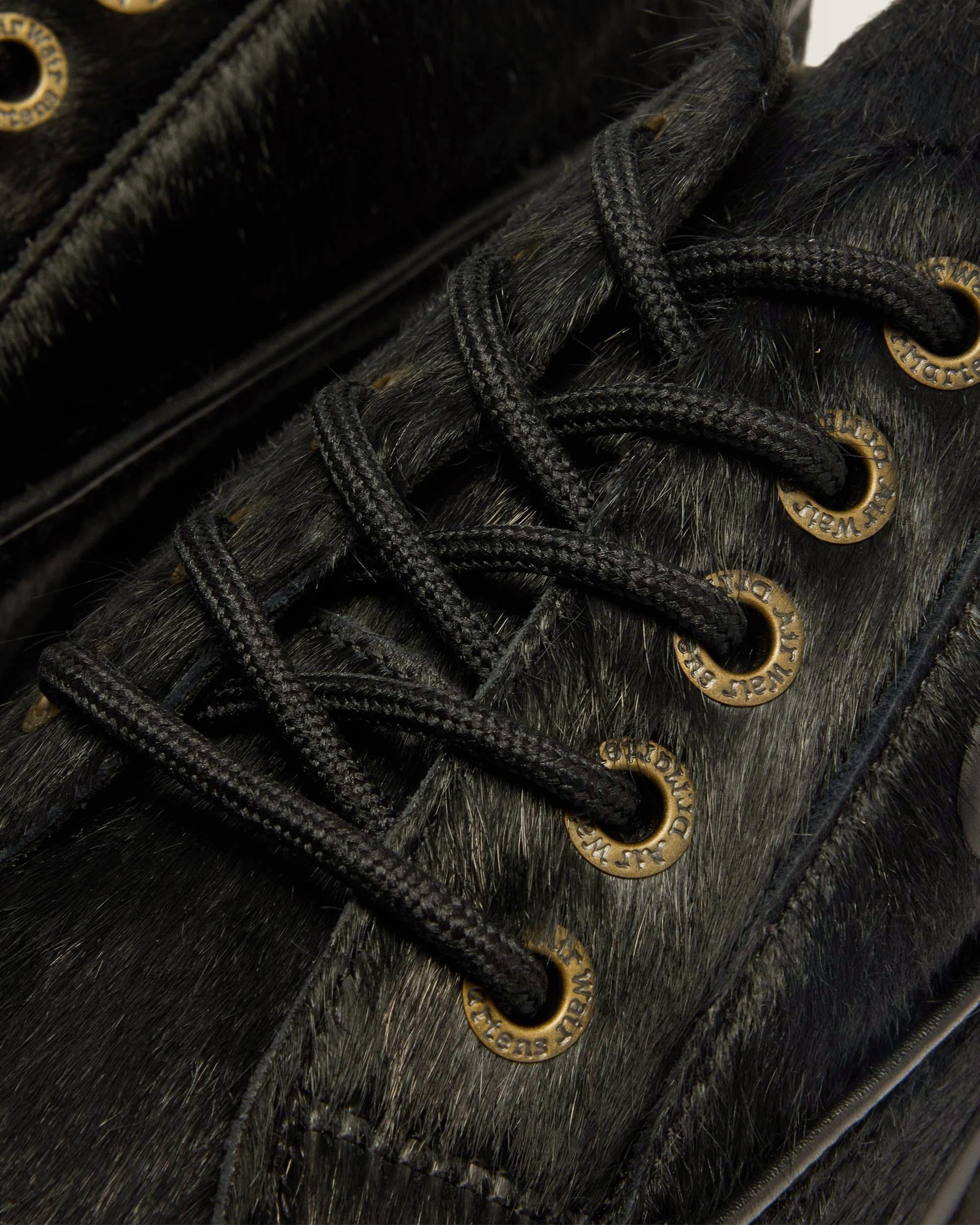 Buzz 5-Eye Hair On Leather Shoes