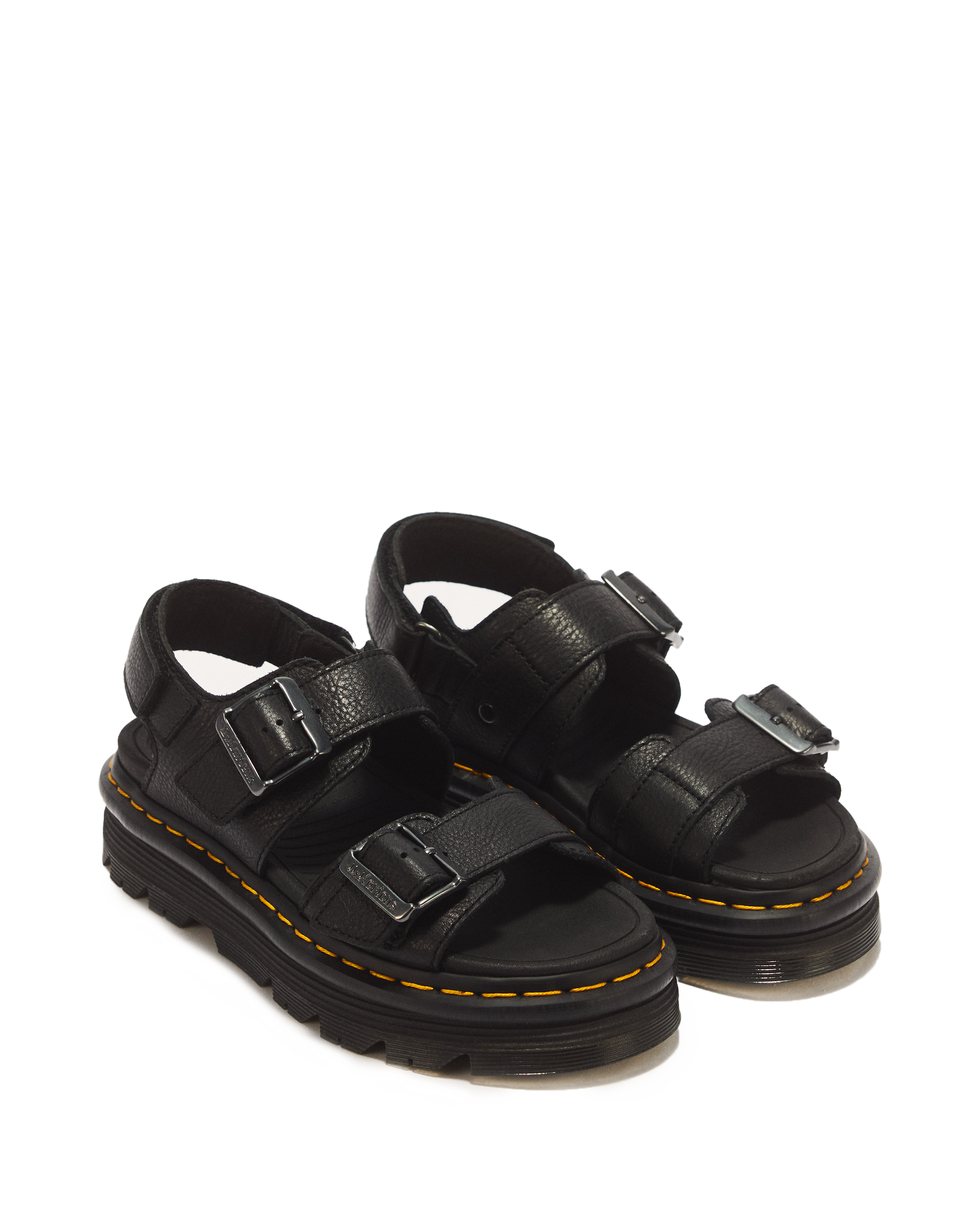 Zebzag Pisa Leather Platform Sandals