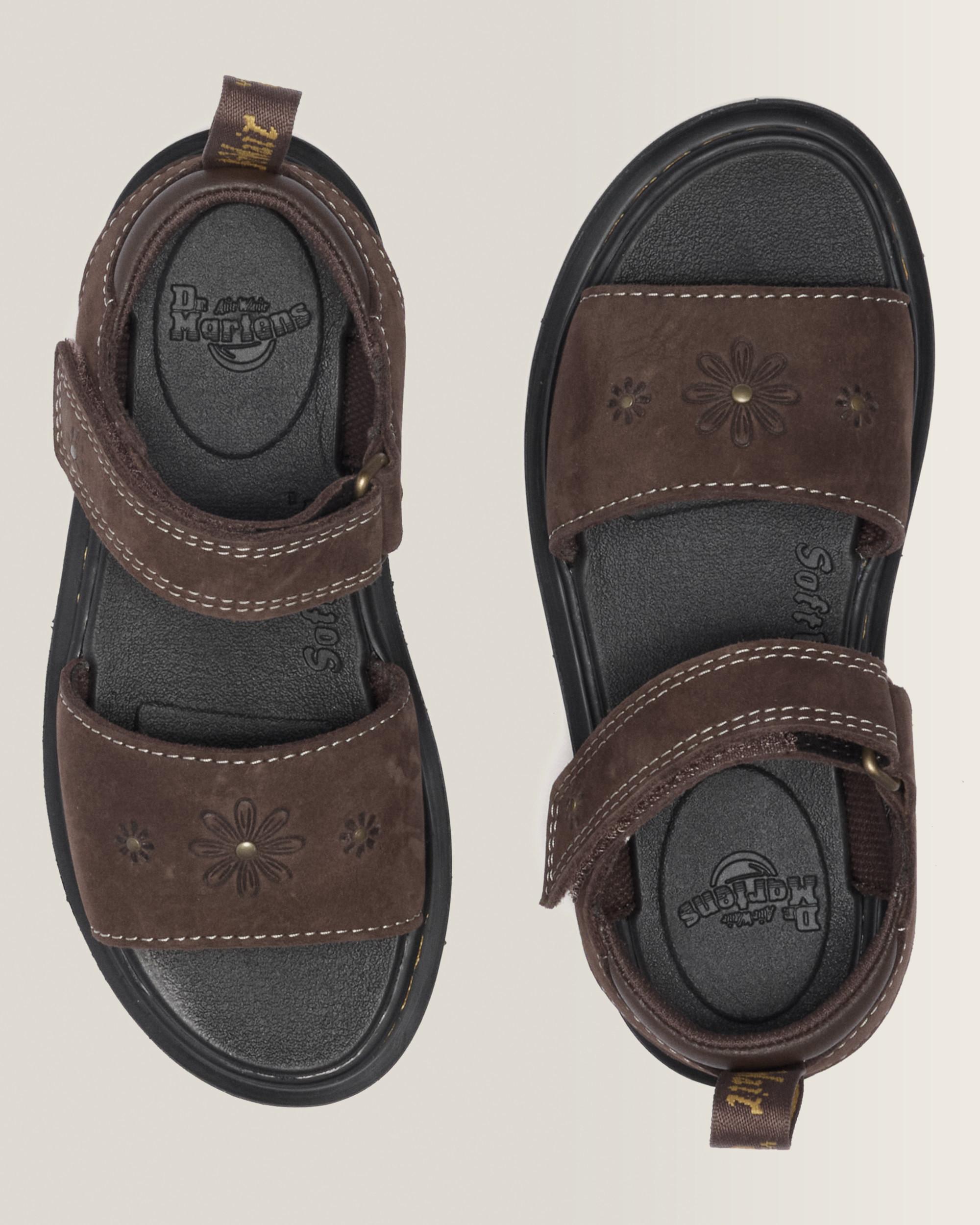 Sandali Junior Marlowe Flower in pelle Nabuk