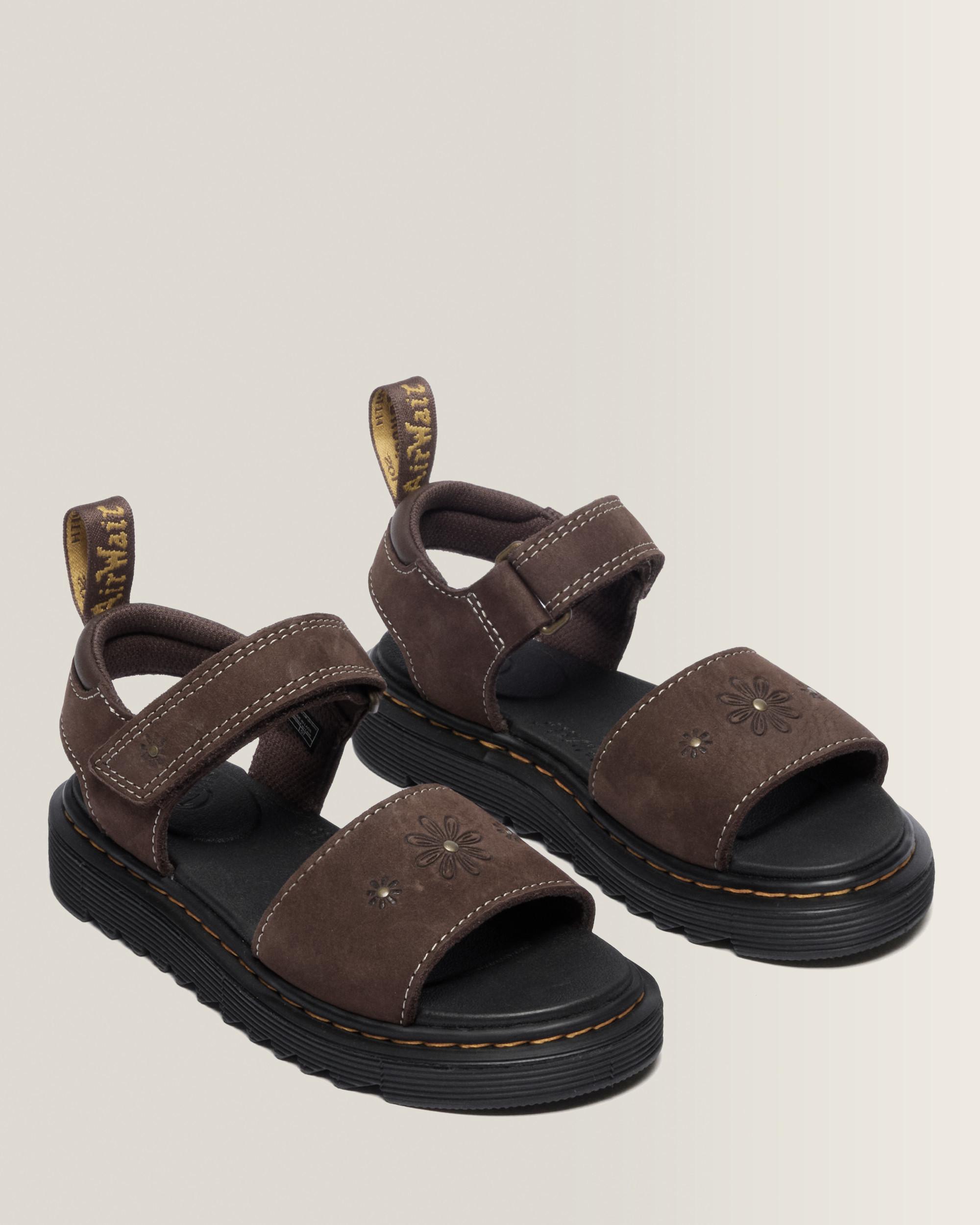 Sandali Junior Marlowe Flower in pelle Nabuk