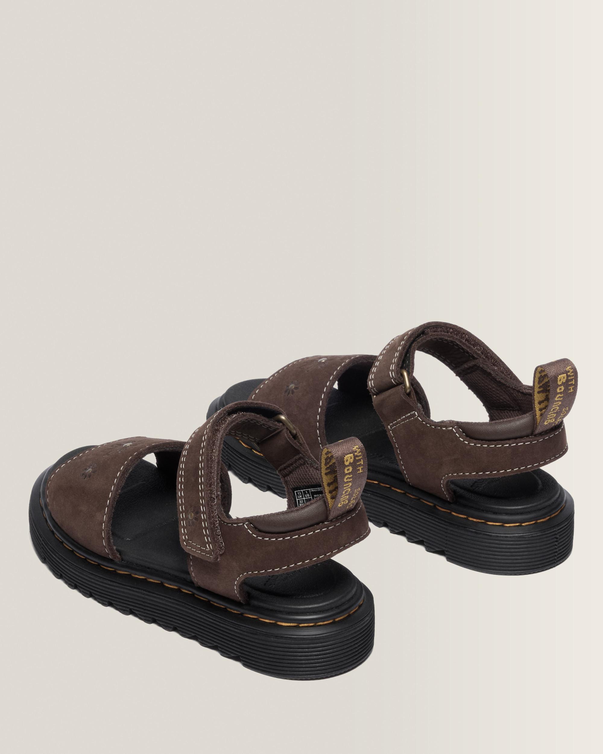 Sandali Junior Marlowe Flower in pelle Nabuk