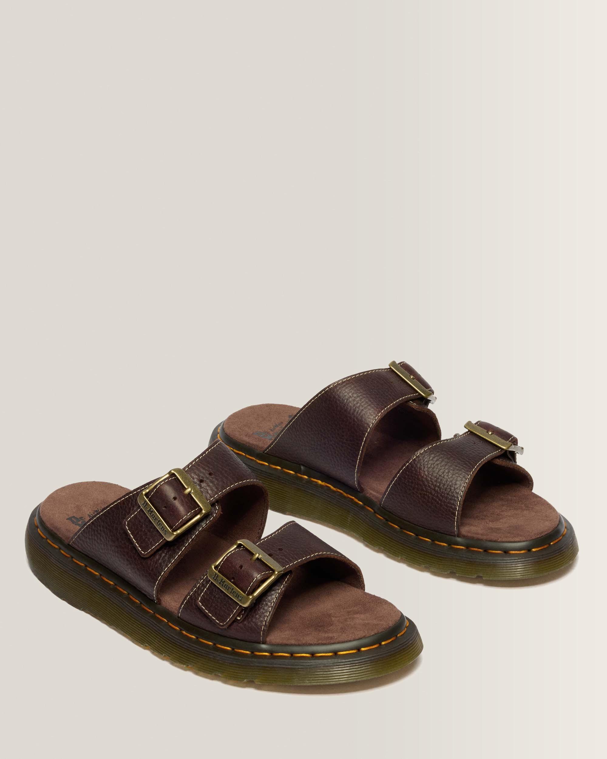 Josef Slide Grizzly Leren Sandalen