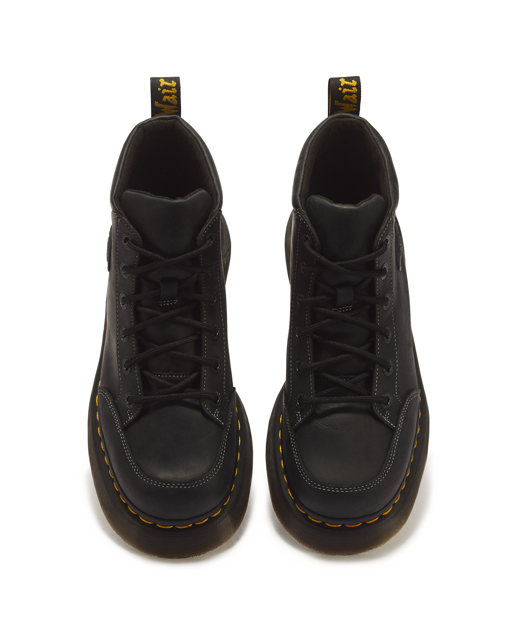 Botines Buzz de piel Wyoming con 6 ojales
