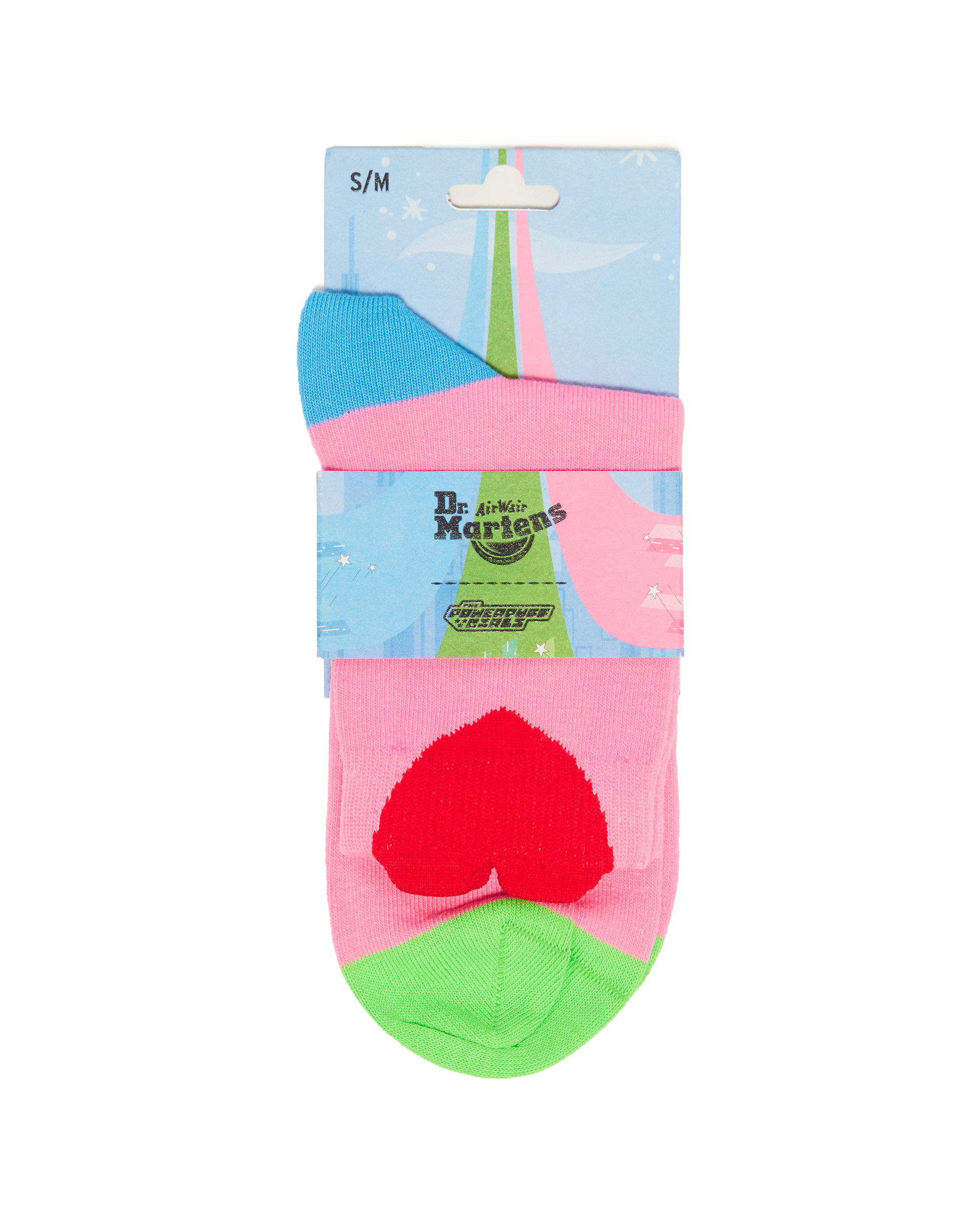 Jacquard Heart Powerpuff Girls Socks