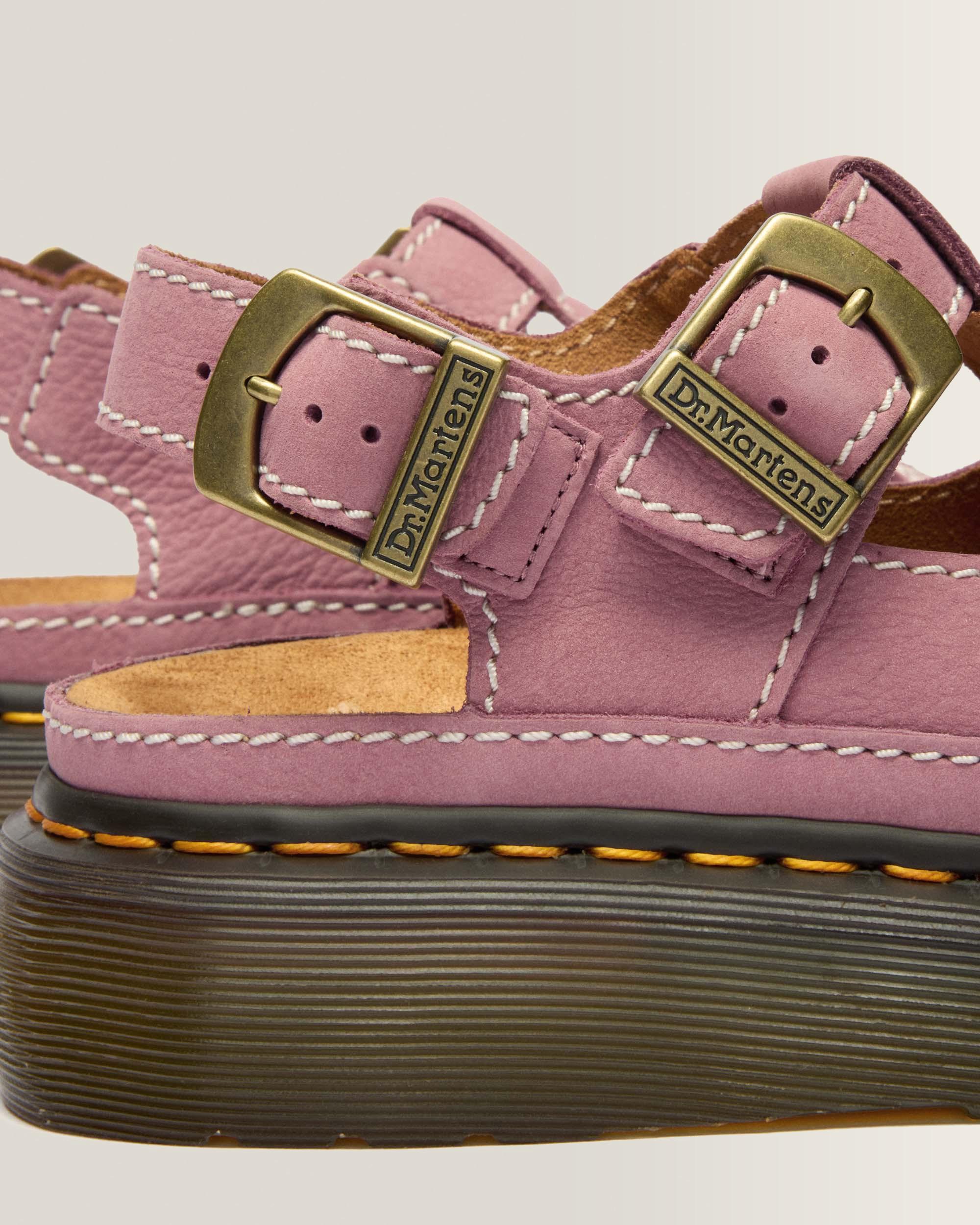 Dunnet Flower Nubuck Platform Sandals