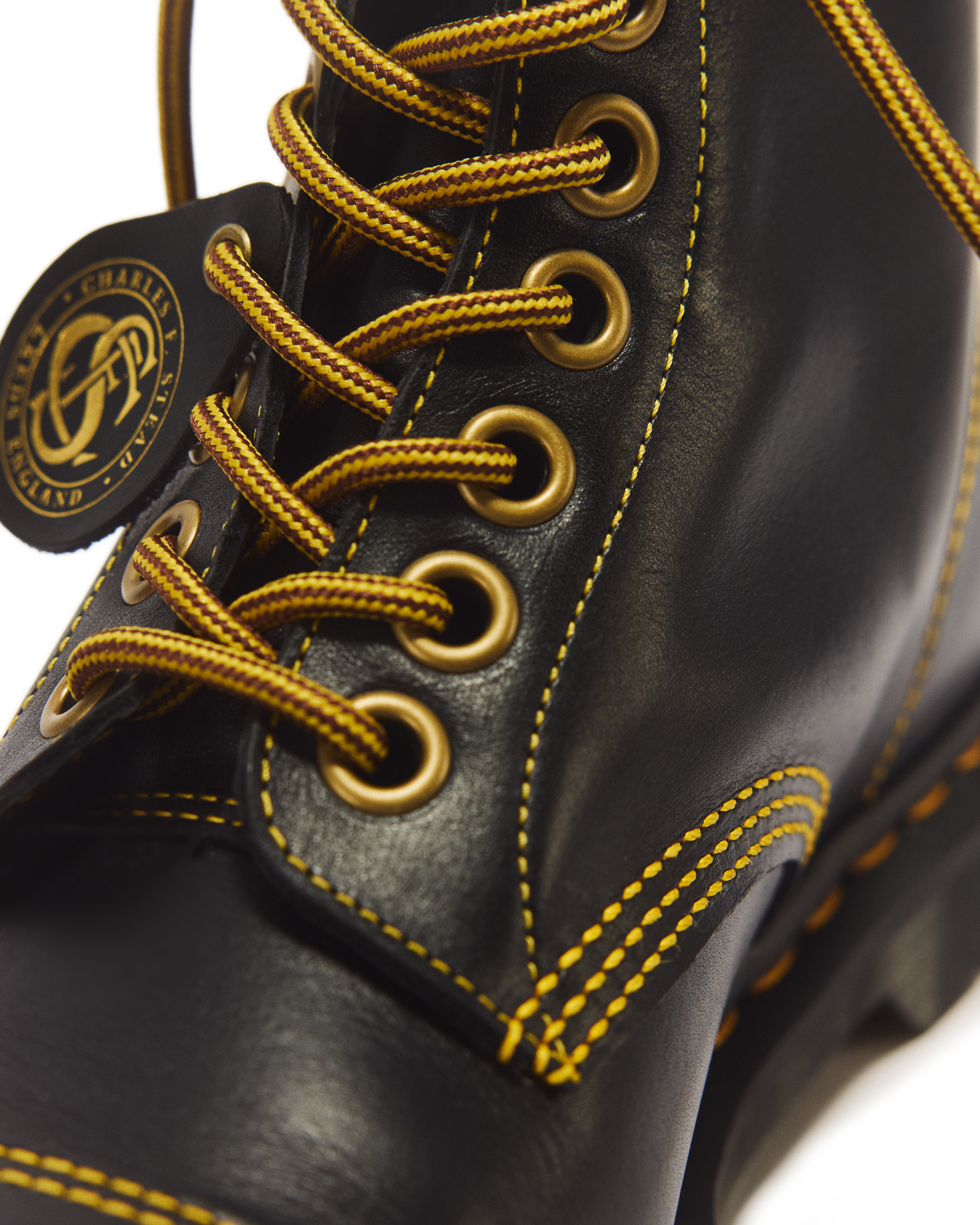 1460 Cappers Classic Calf Leather Lace Up Boots