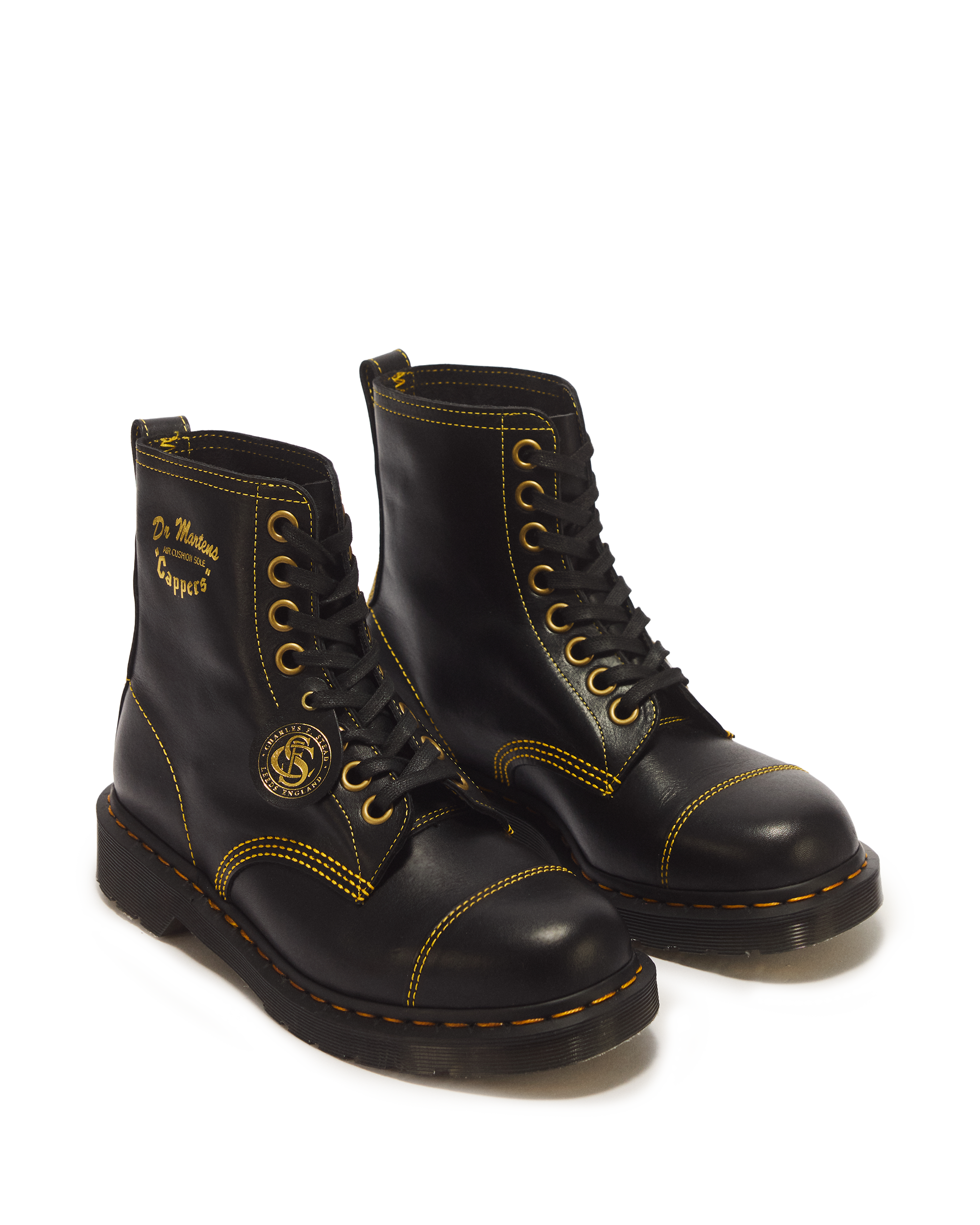 1460 Cappers Classic Calf Leather Lace Up Boots