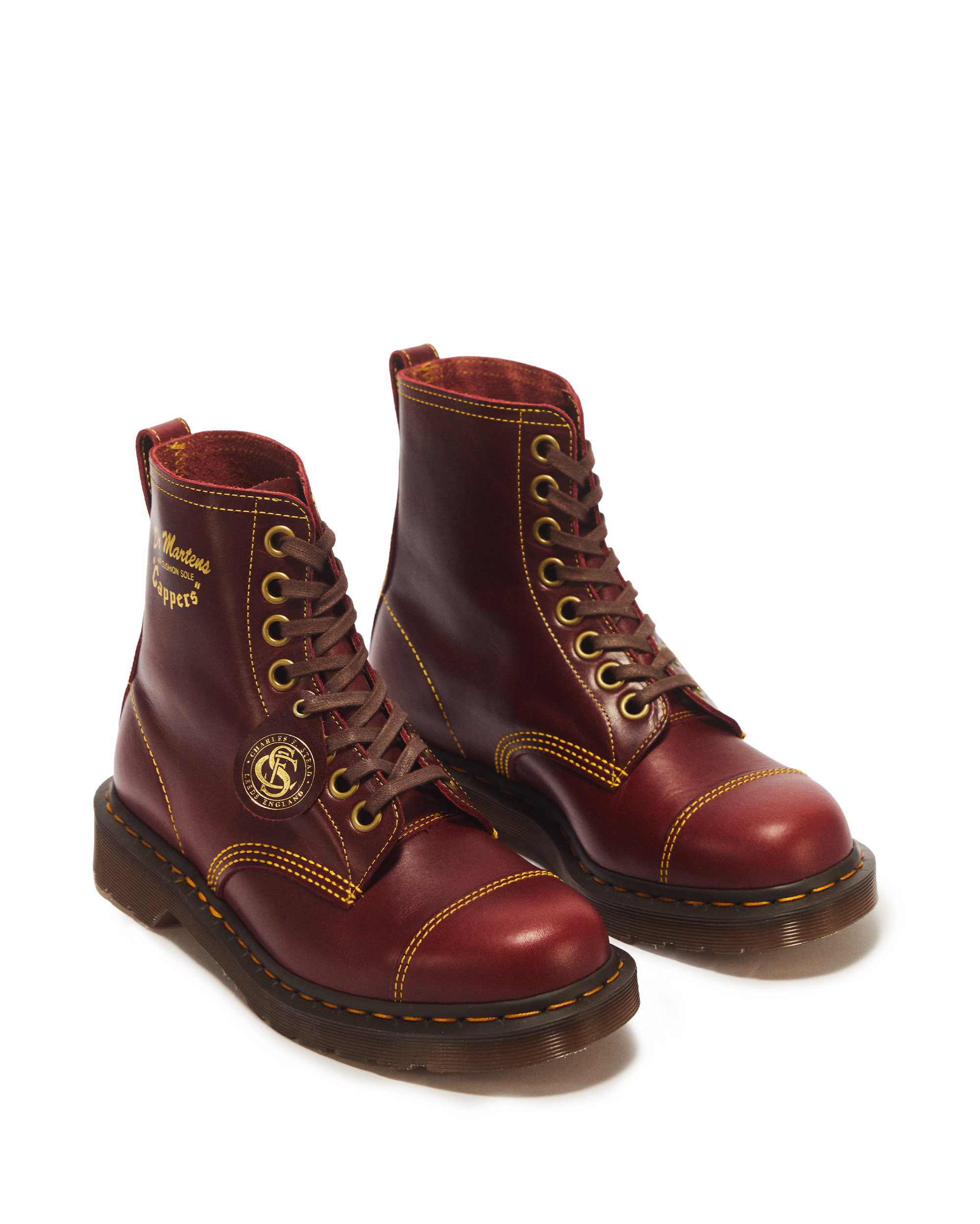 1460 Cappers Classic Calf Leather Lace Up Boots