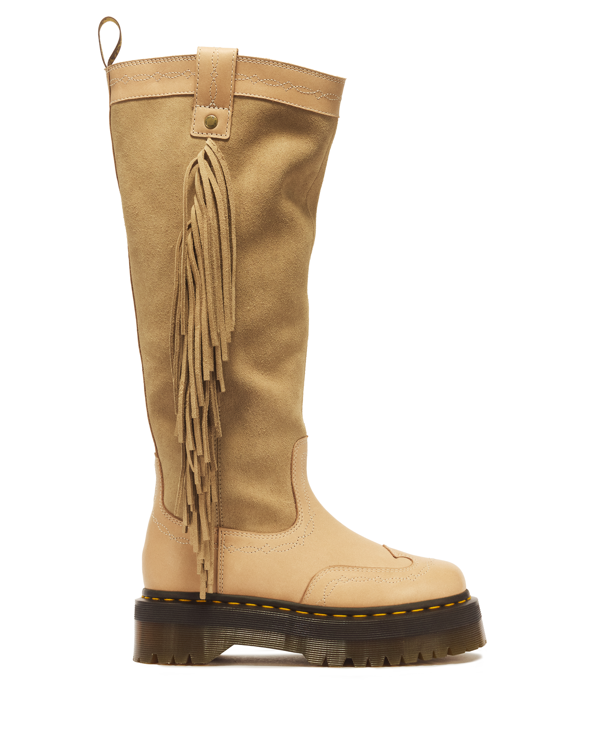Boots Quad Hi Desert Rodeo en cuir et en daim
