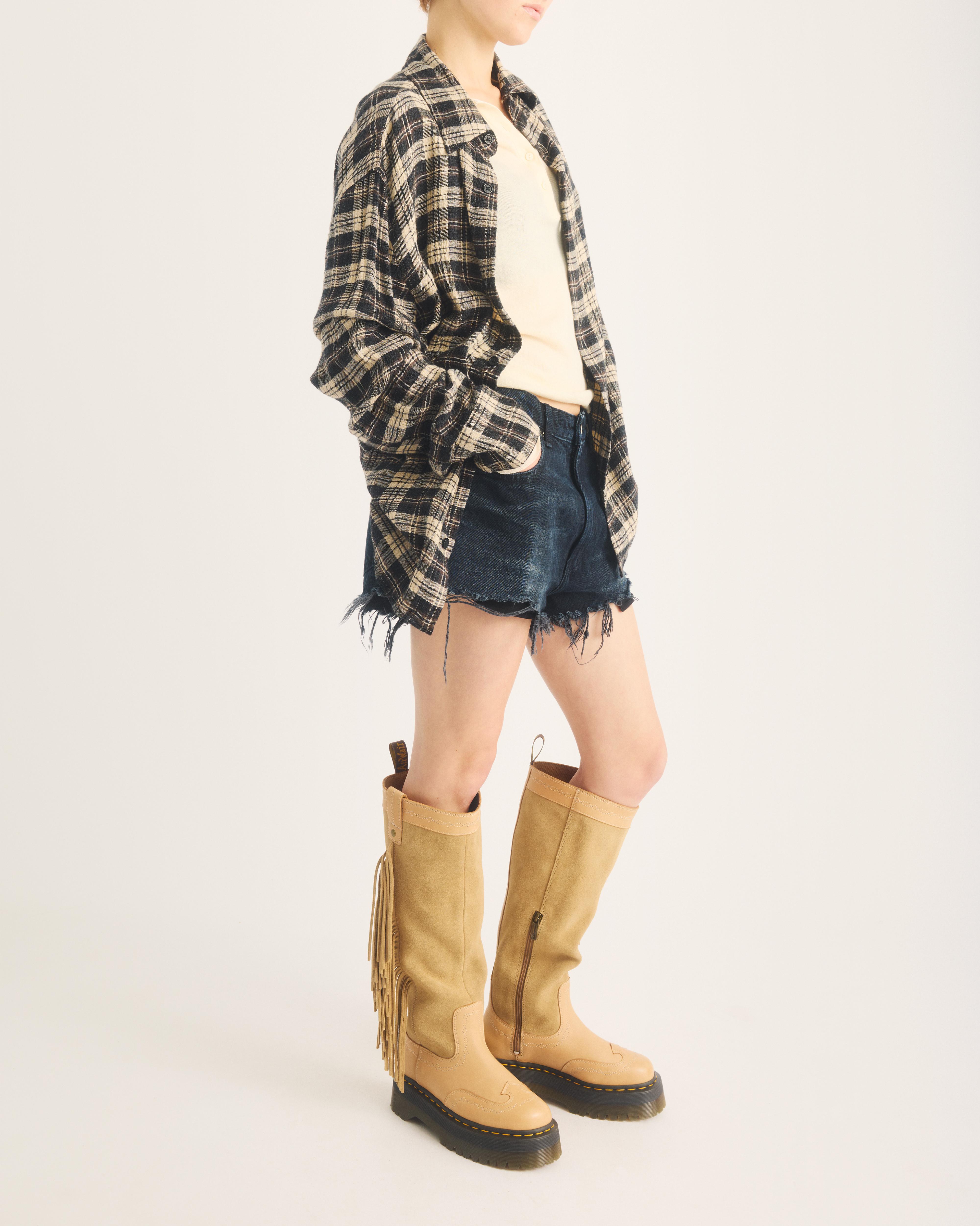 Boots Quad Hi Desert Rodeo en cuir et en daim