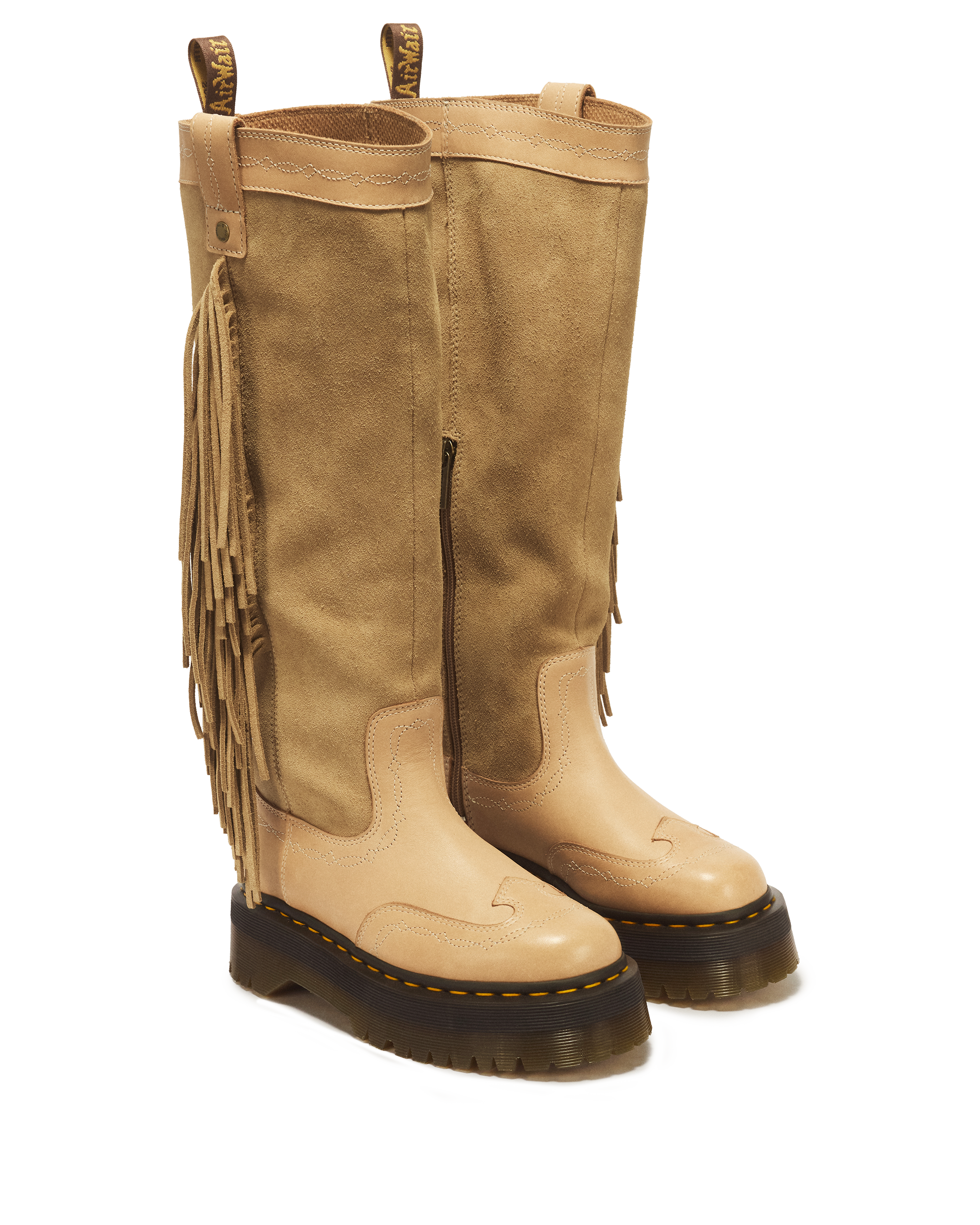 Boots Quad Hi Desert Rodeo en cuir et en daim