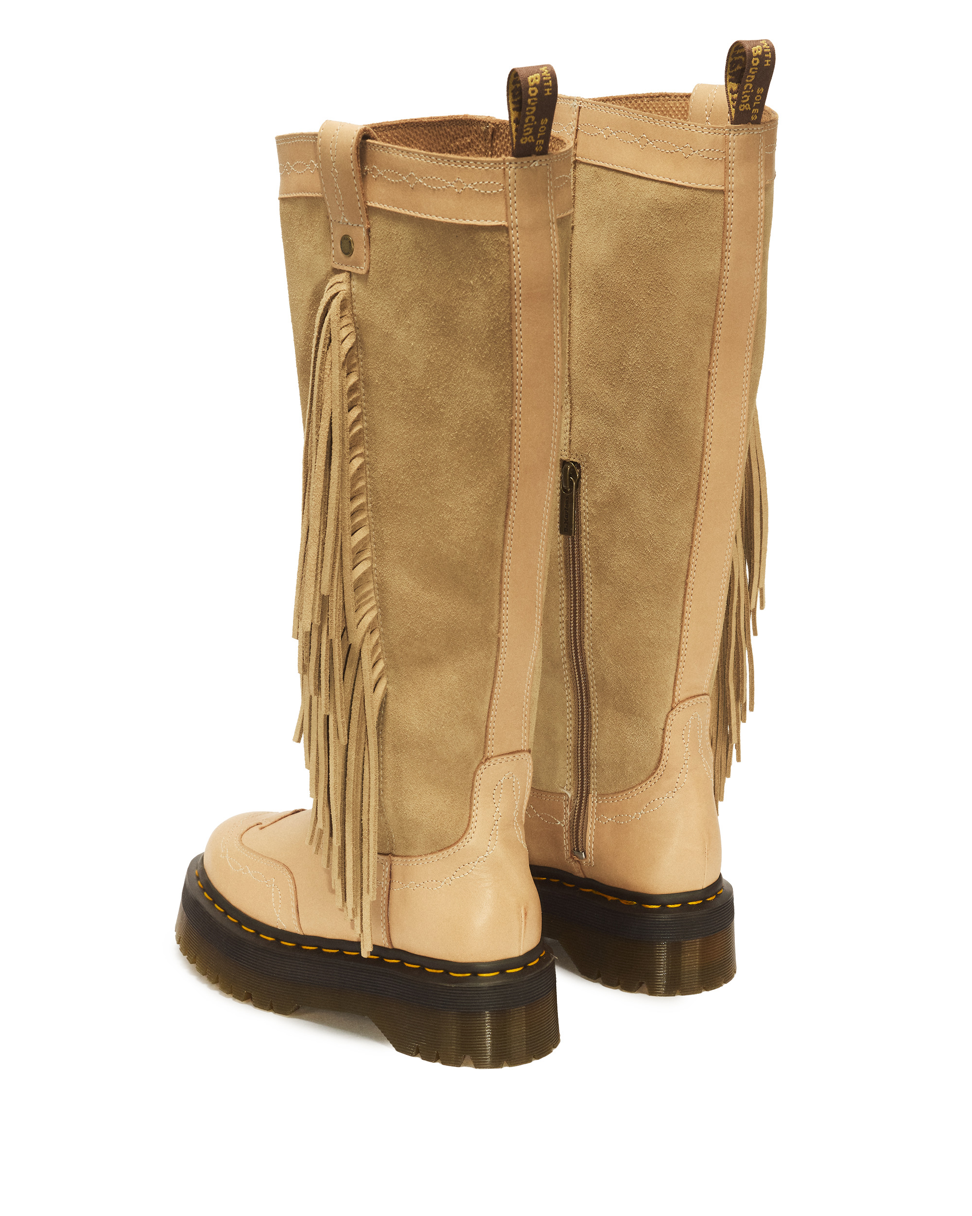 Boots Quad Hi Desert Rodeo en cuir et en daim