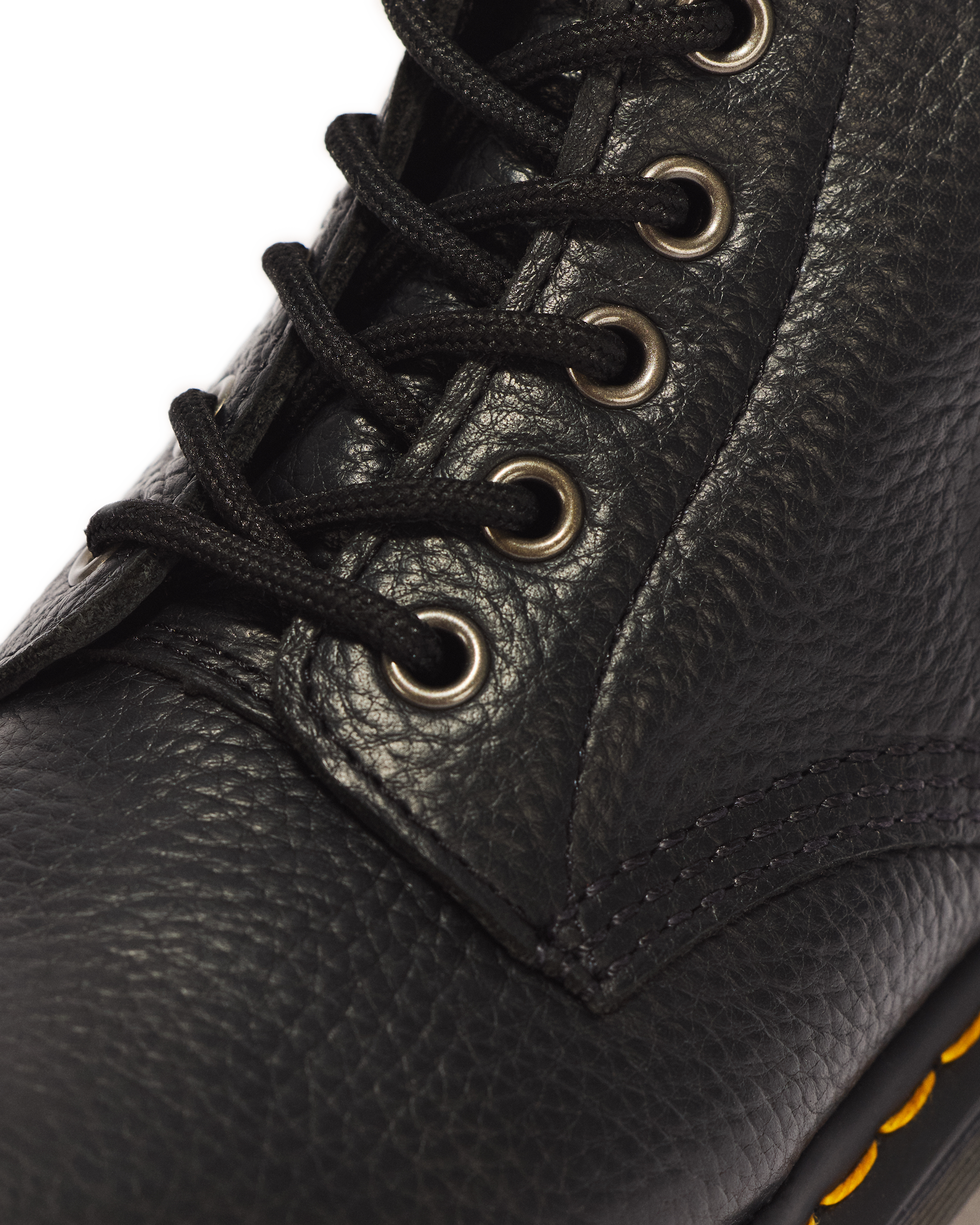 1460 Serena Zip 8 Eye Leather Boots in BLACK | Dr. Martens™