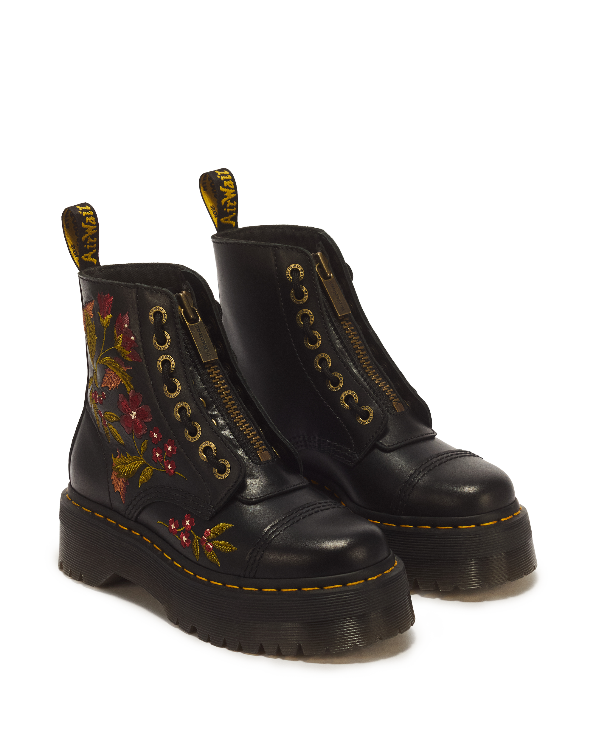 Botas Sinclair Floral de piel Wanama