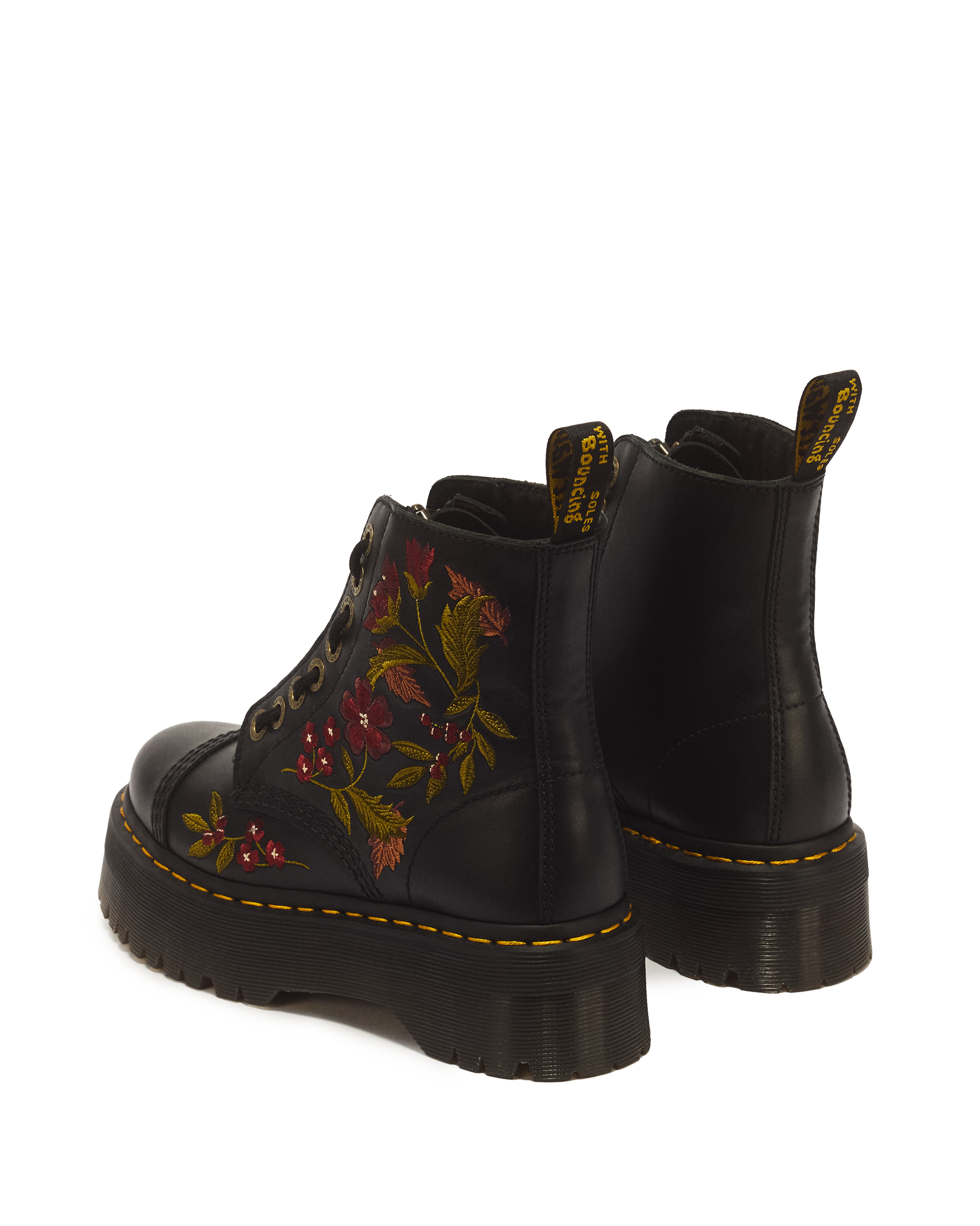 Botas Sinclair Floral de piel Wanama