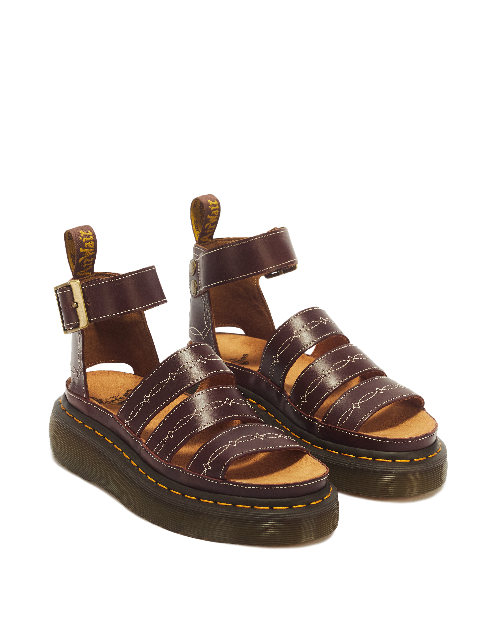 Clarissa II Quad Desert Rodeo Classic Pull Up Leather Sandals