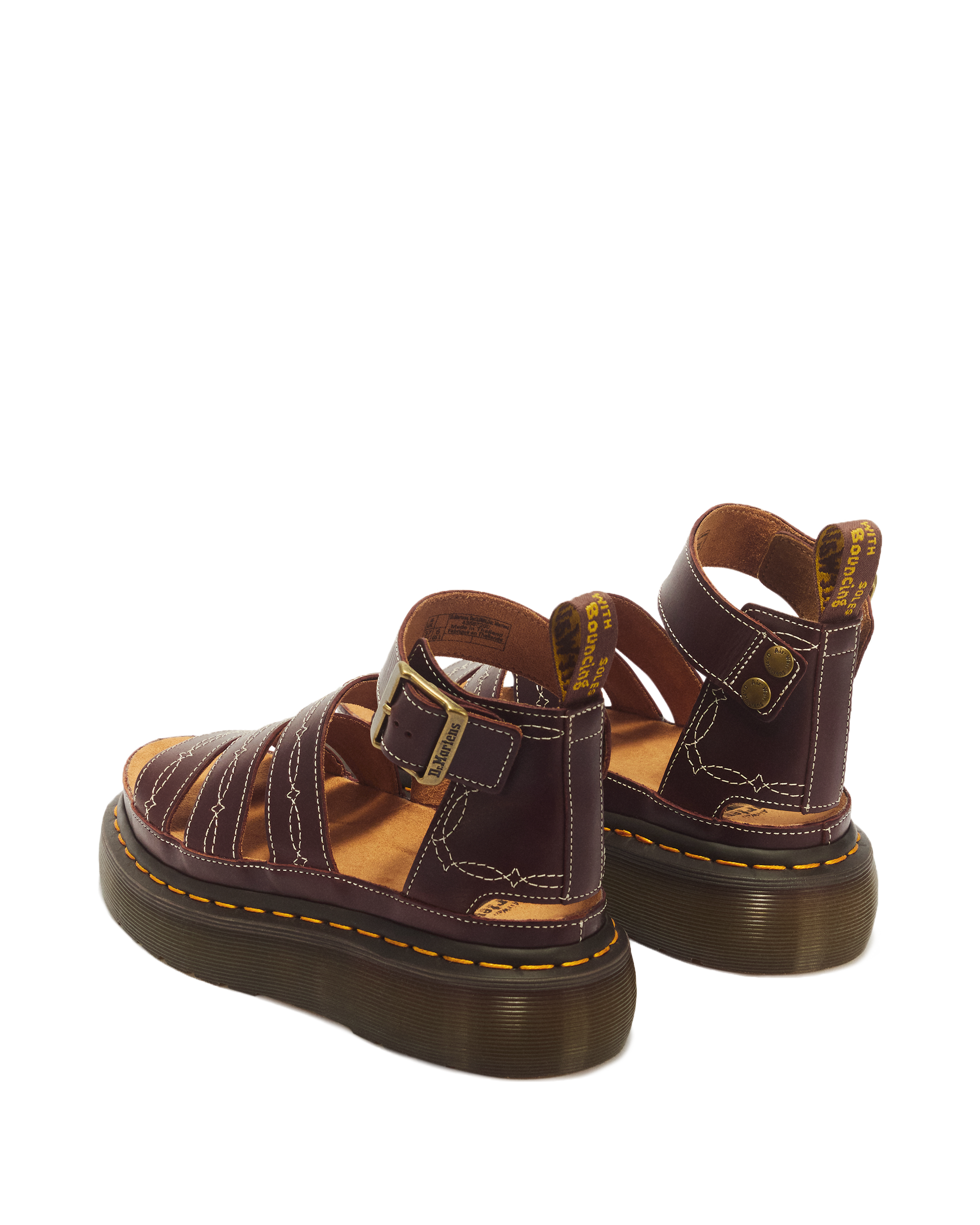 Clarissa II Quad Desert Rodeo Classic Pull Up Leather Sandals