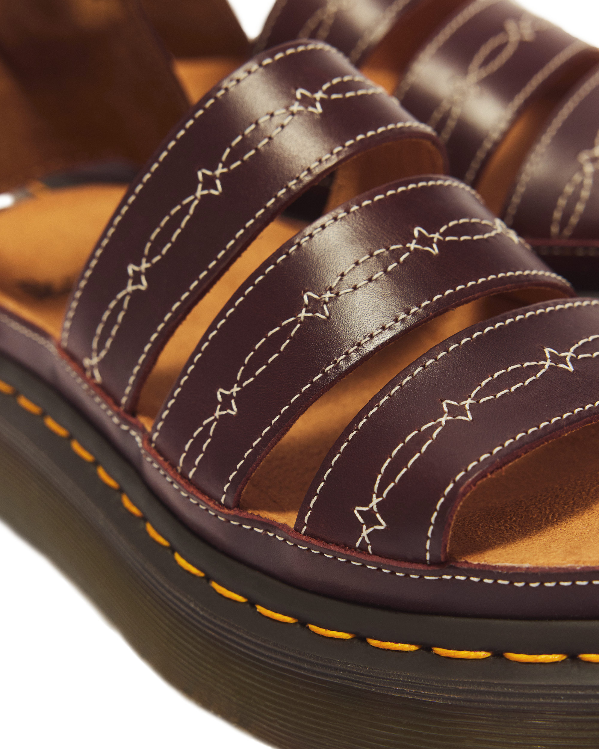 Clarissa II Quad Desert Rodeo Classic Pull Up Leather Sandals
