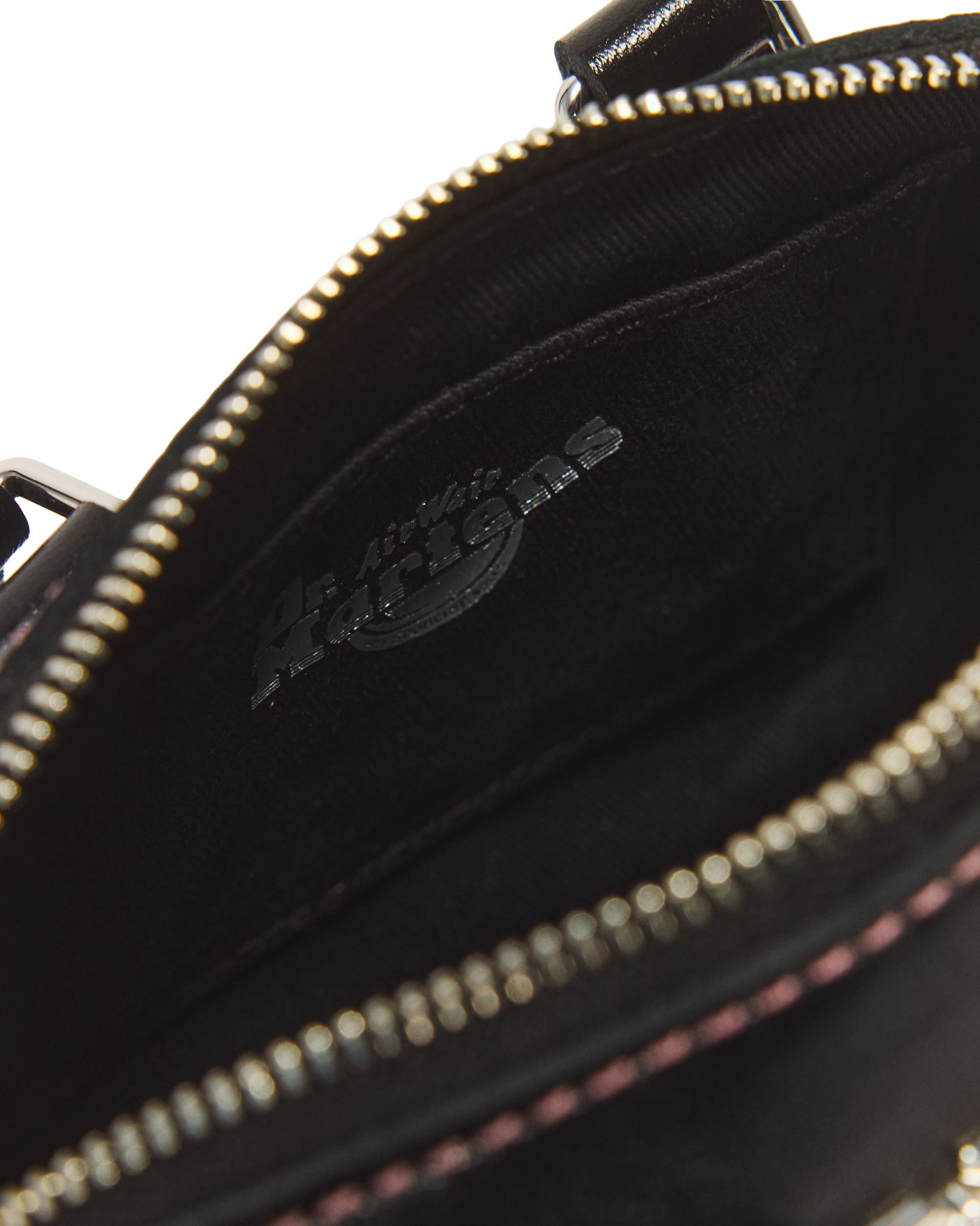 Mini Top Handle Milled Gloss Leder Tasche