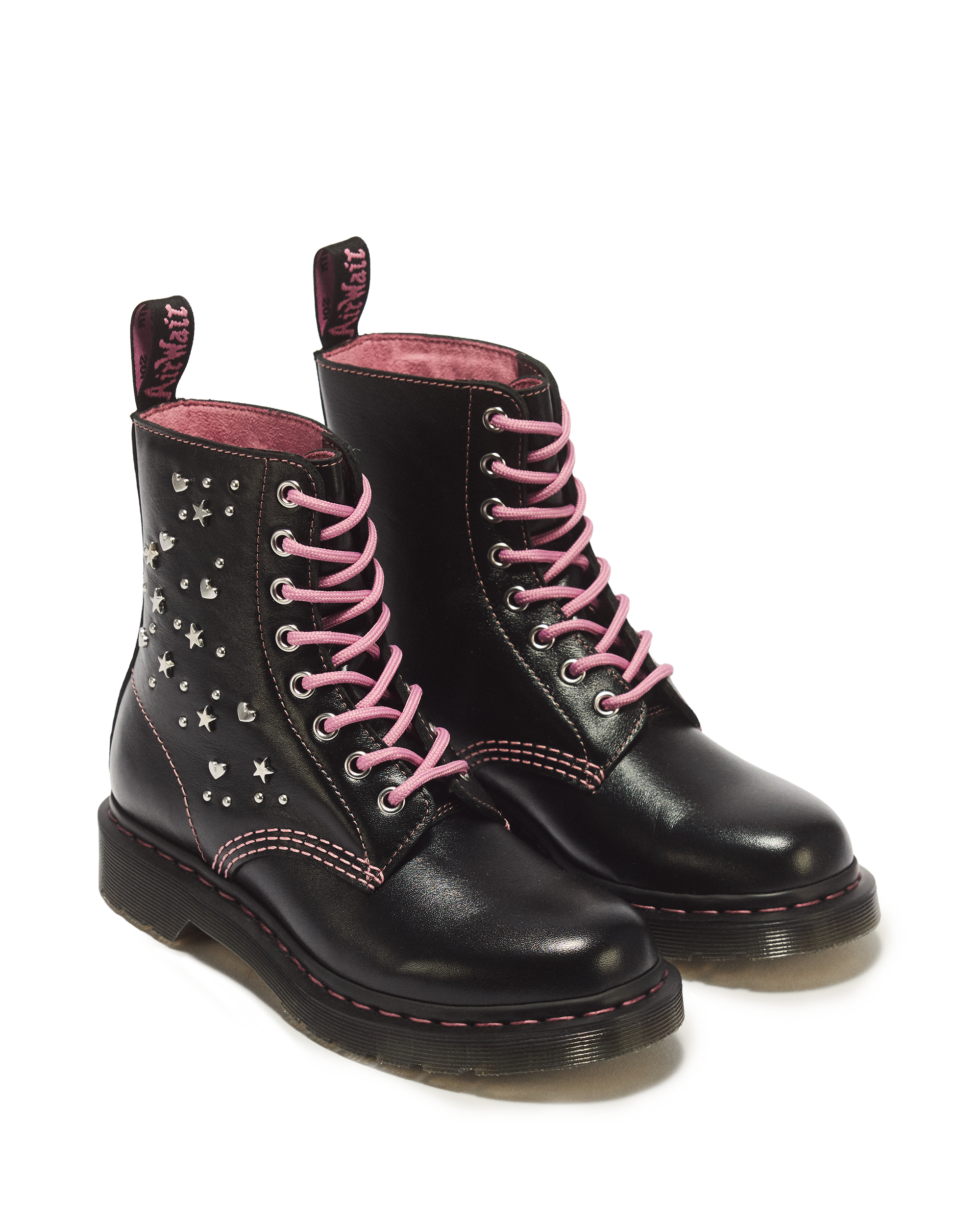 1460 Pascal Hearts & Stars Leather Lace Up Boots