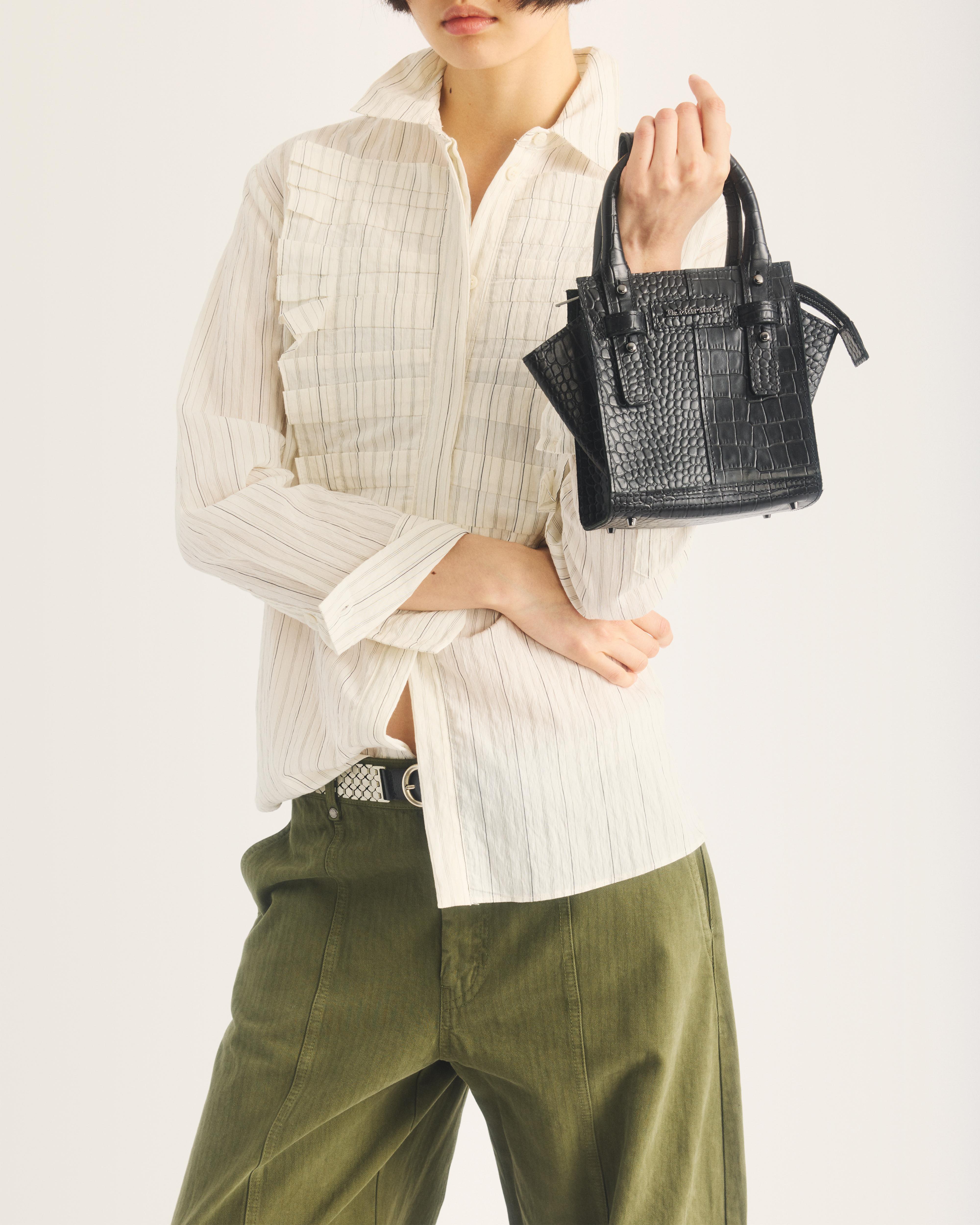 Bolso tote XS de piel Croc Emboss product image