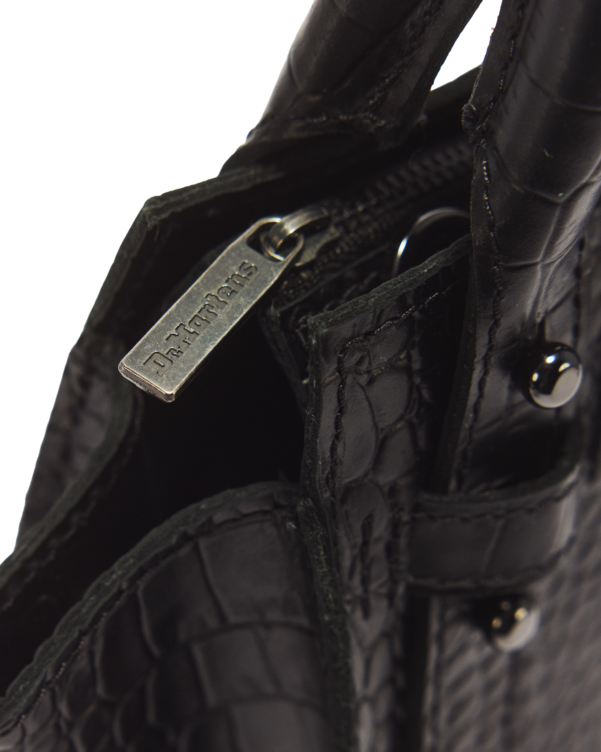 Sac XS en cuir Croc Emboss