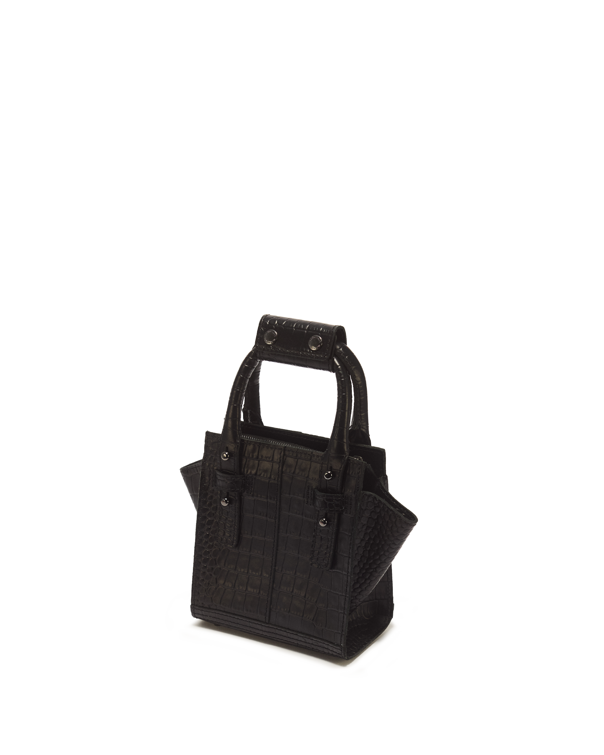 Sac XS en cuir Croc Emboss