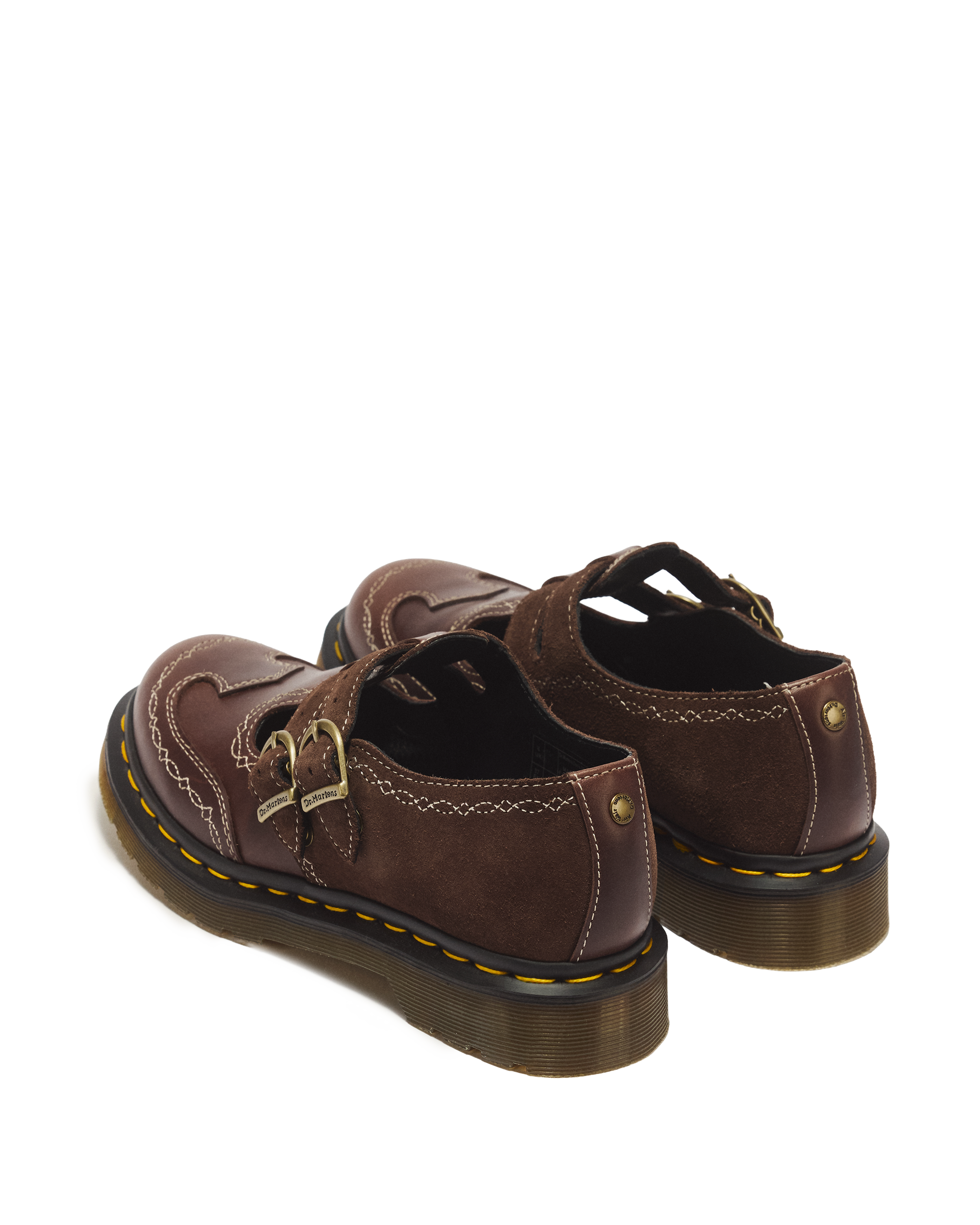8065 Desert Rodeo Leather & Suede Mary Jane Shoes