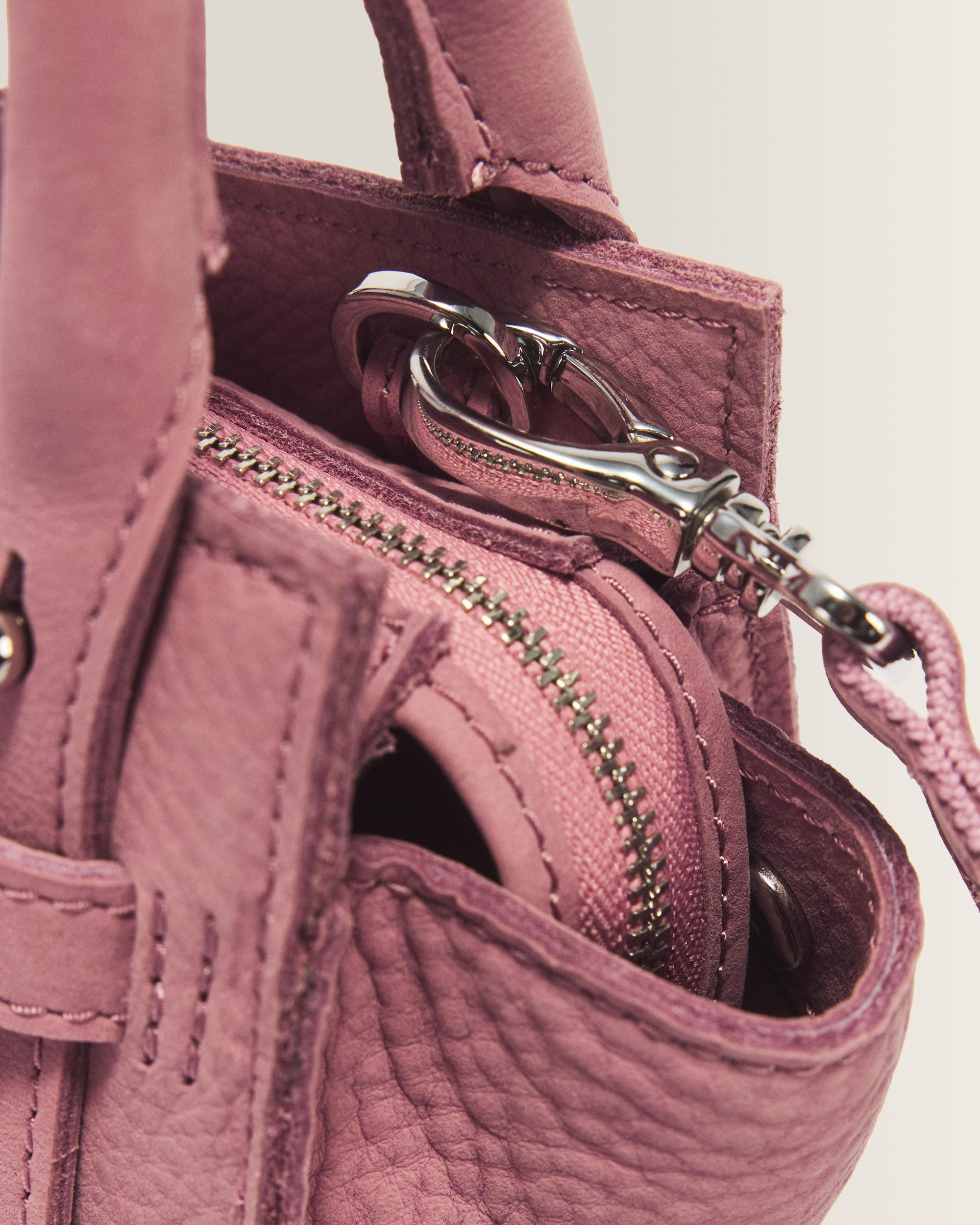 XSmall Milled Nubuck Tote Bag in DUSTY ROSE | Dr. Martens™